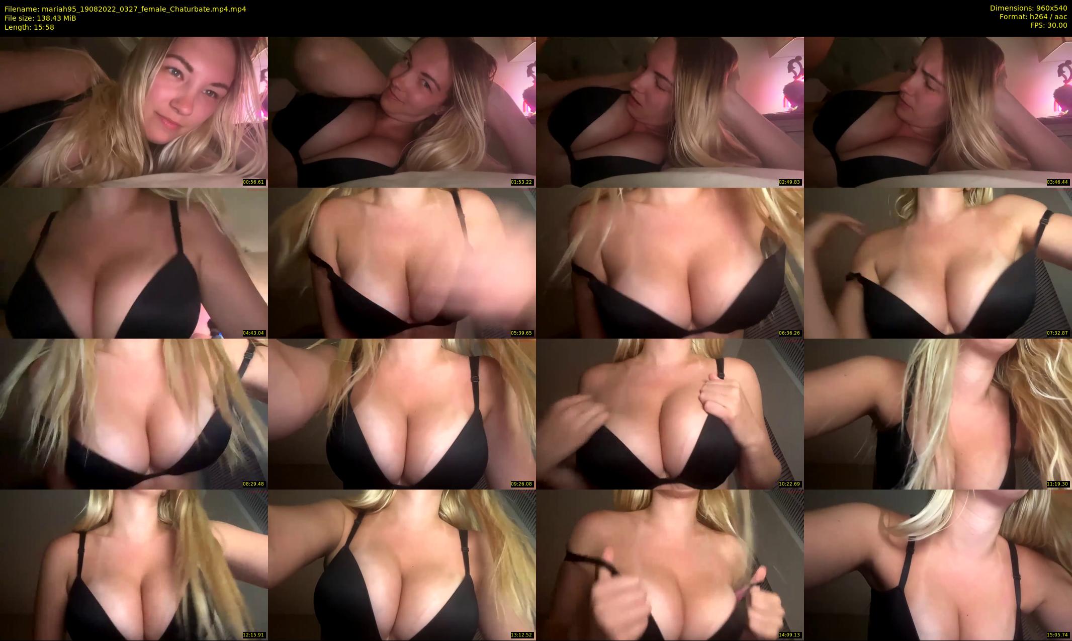 mariah95 — 16 minute Chaturbate female cam show recording, 480p, Aug 19, 2022
