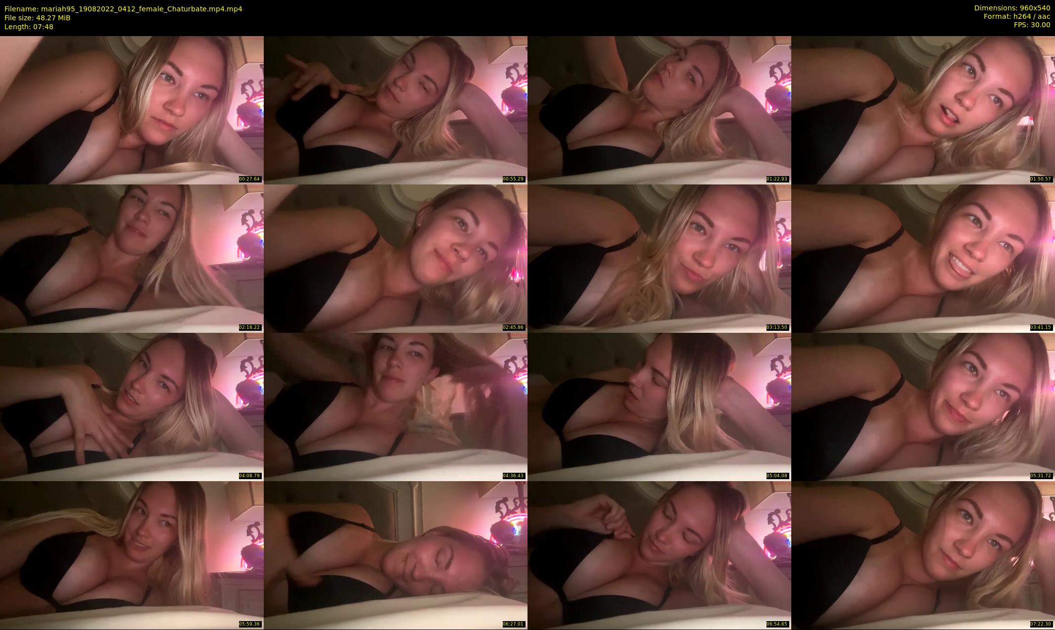 mariah95 — 8 minute Chaturbate female cam show recording, 480p, Aug 19, 2022