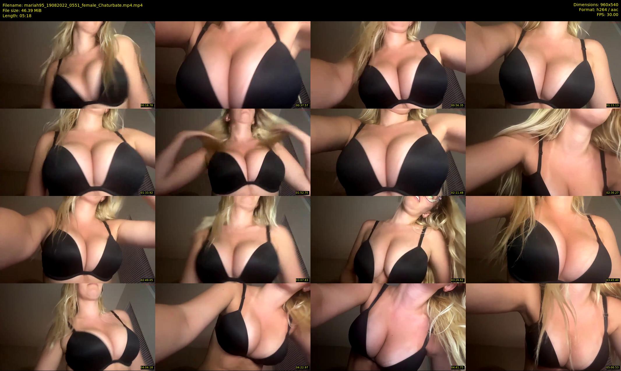 mariah95 — 6 minute Chaturbate female cam show recording, 480p, Aug 19, 2022