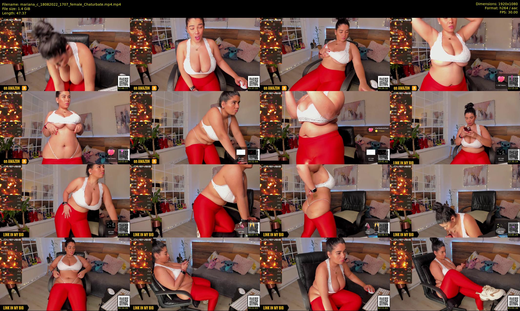 mariana_c — 48 minute Chaturbate female cam show recording, 1080p, Aug 18, 2022