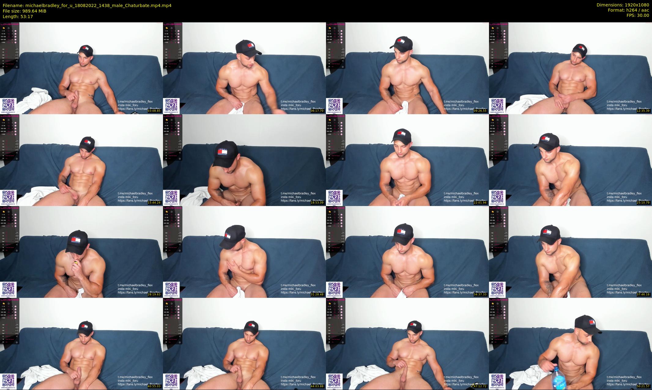 michaelbradley_for_u — 54 minute Chaturbate male cam show recording, 1080p, Aug 18, 2022