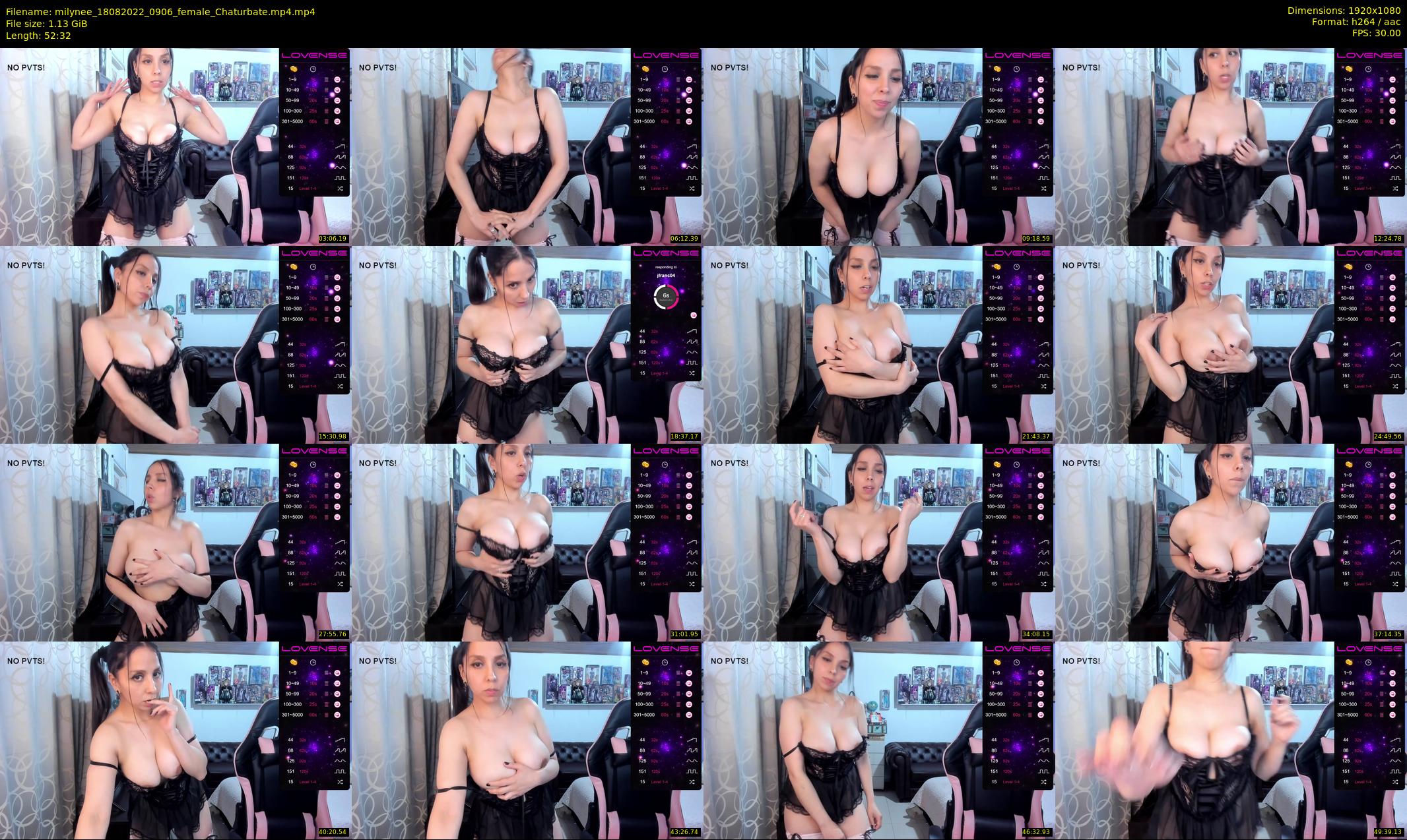 milynee — 53 minute Chaturbate female cam show recording, 1080p, Aug 18, 2022