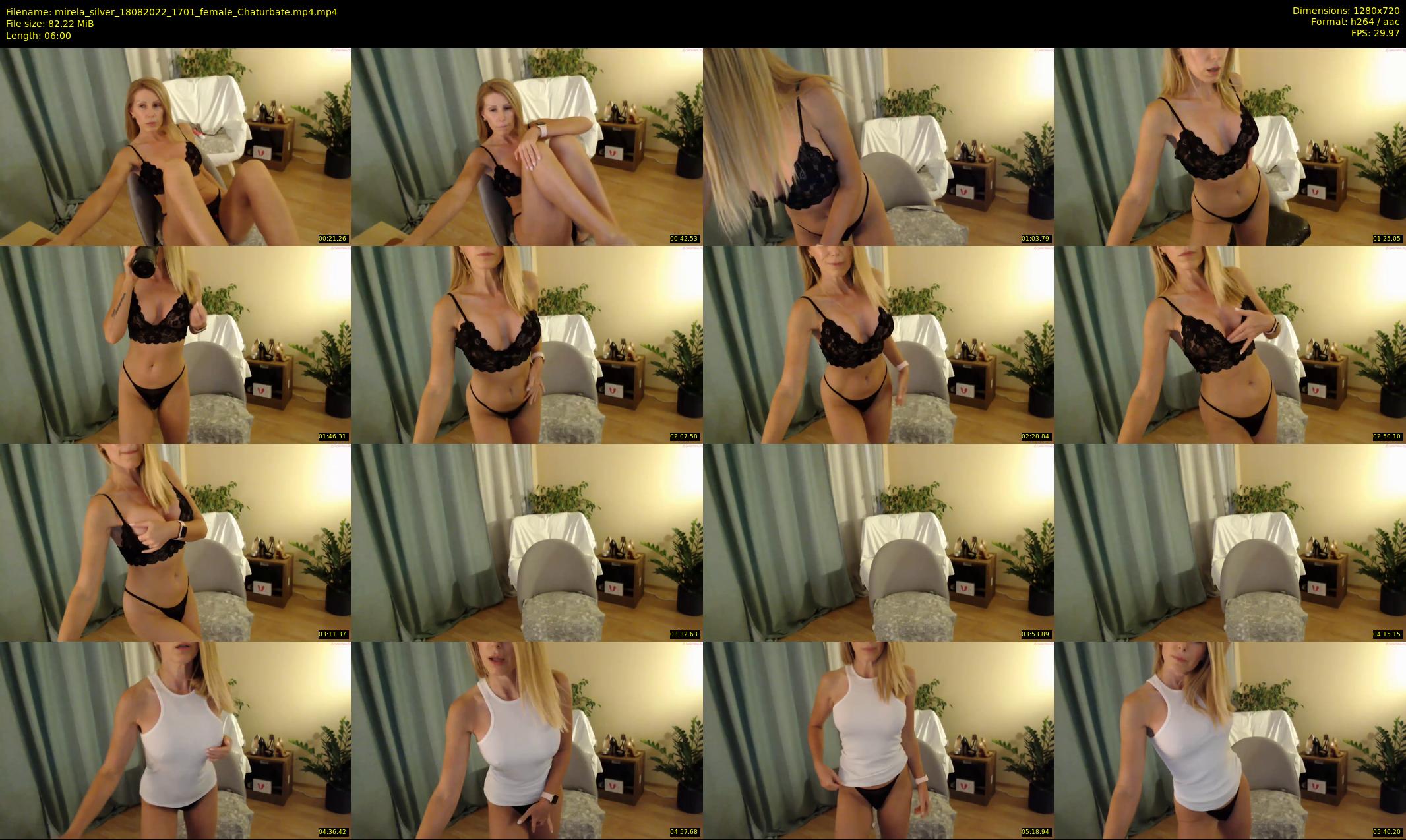 mirela_silver — 6 minute Chaturbate female cam show recording, 720p, Aug 18, 2022