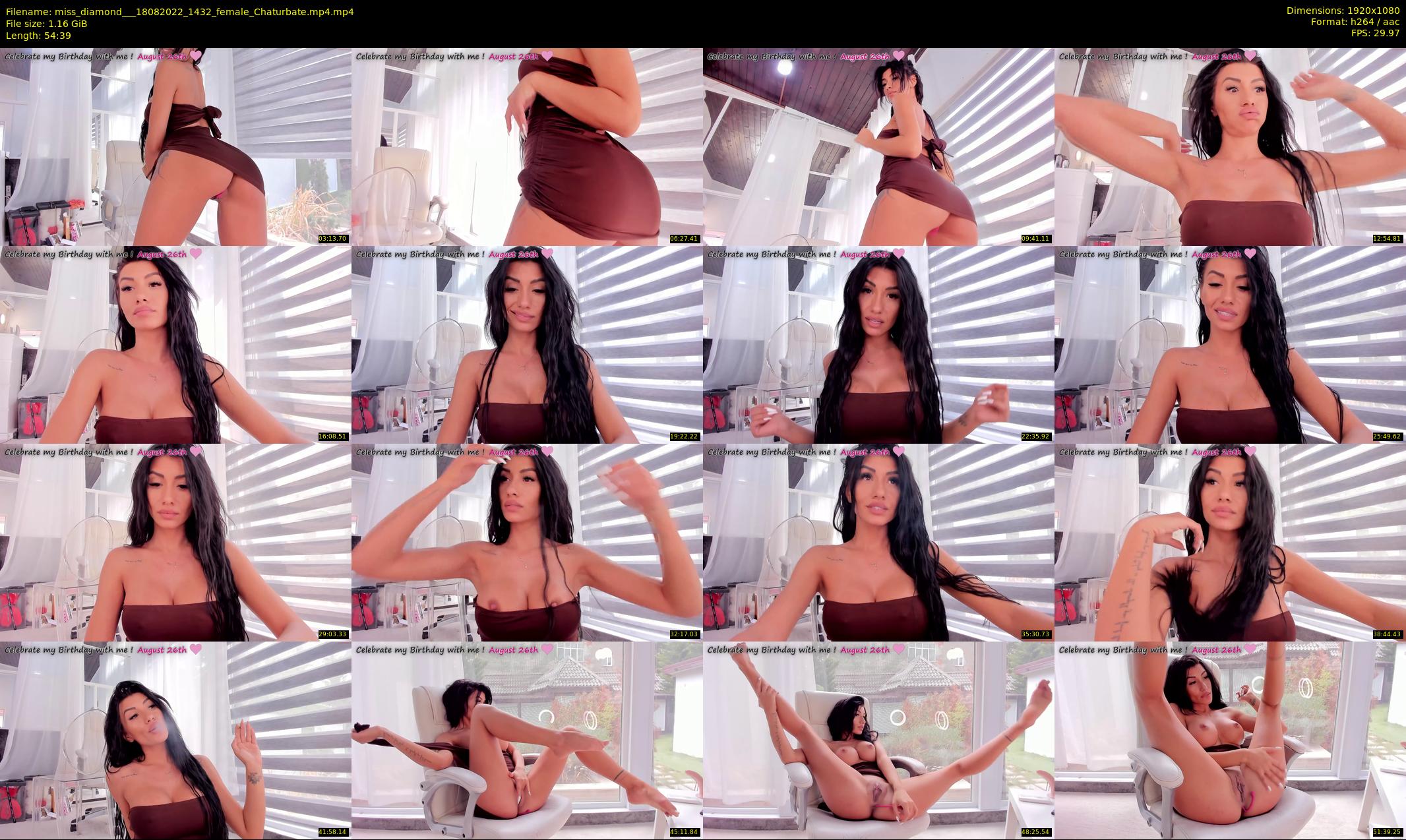 miss_diamond__ — 55 minute Chaturbate female cam show recording, 1080p, Aug 18, 2022