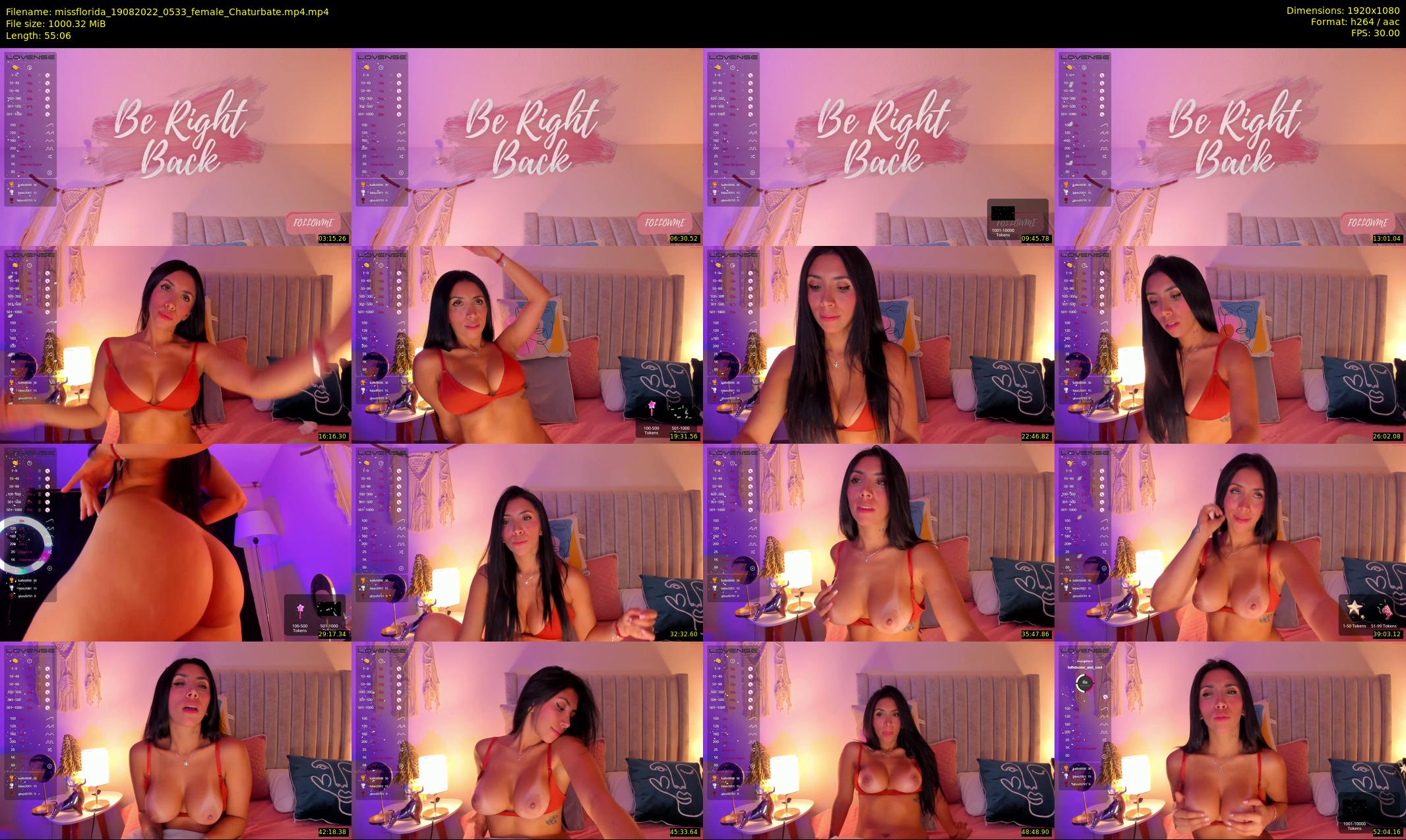 missflorida — 56 minute Chaturbate female cam show recording, 1080p, Aug 19, 2022