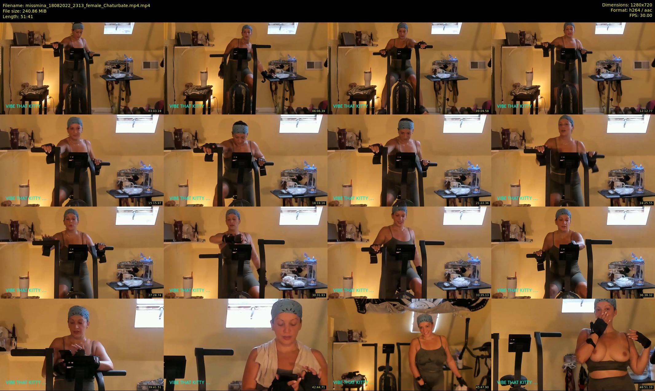 missmina — 52 minute Chaturbate female cam show recording, 720p, Aug 18, 2022