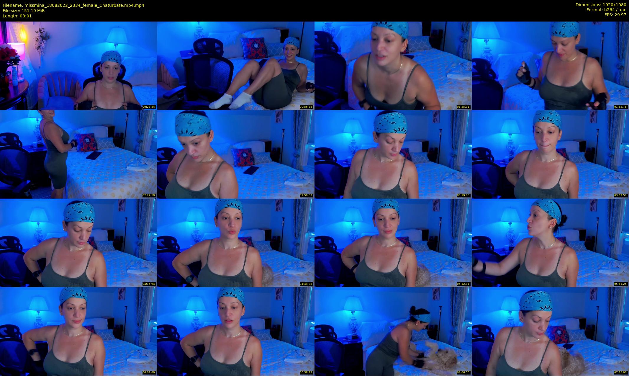 missmina — 9 minute Chaturbate female cam show recording, 1080p, Aug 18, 2022