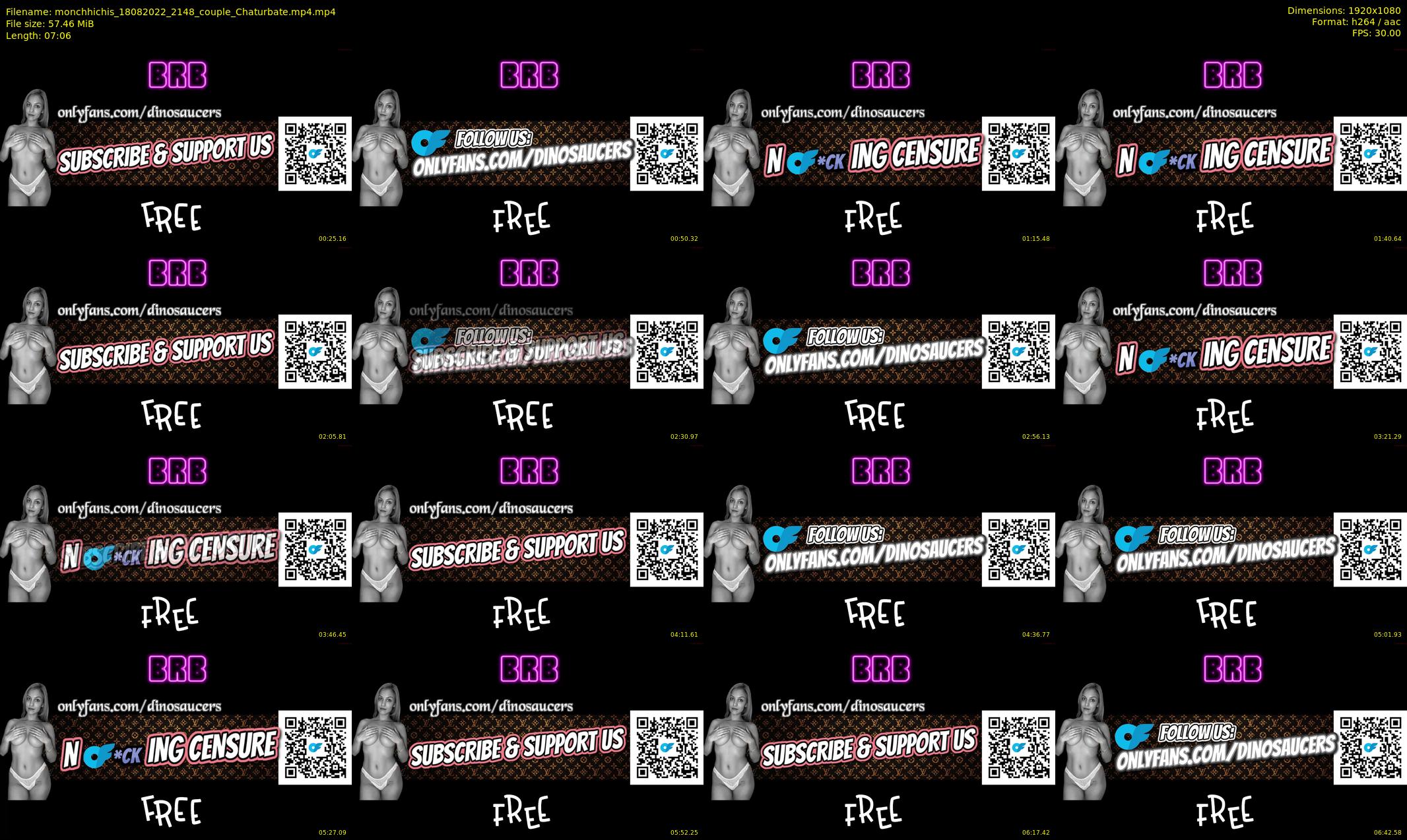 monchhichis — 8 minute Chaturbate couple cam show recording, 1080p, Aug 18, 2022