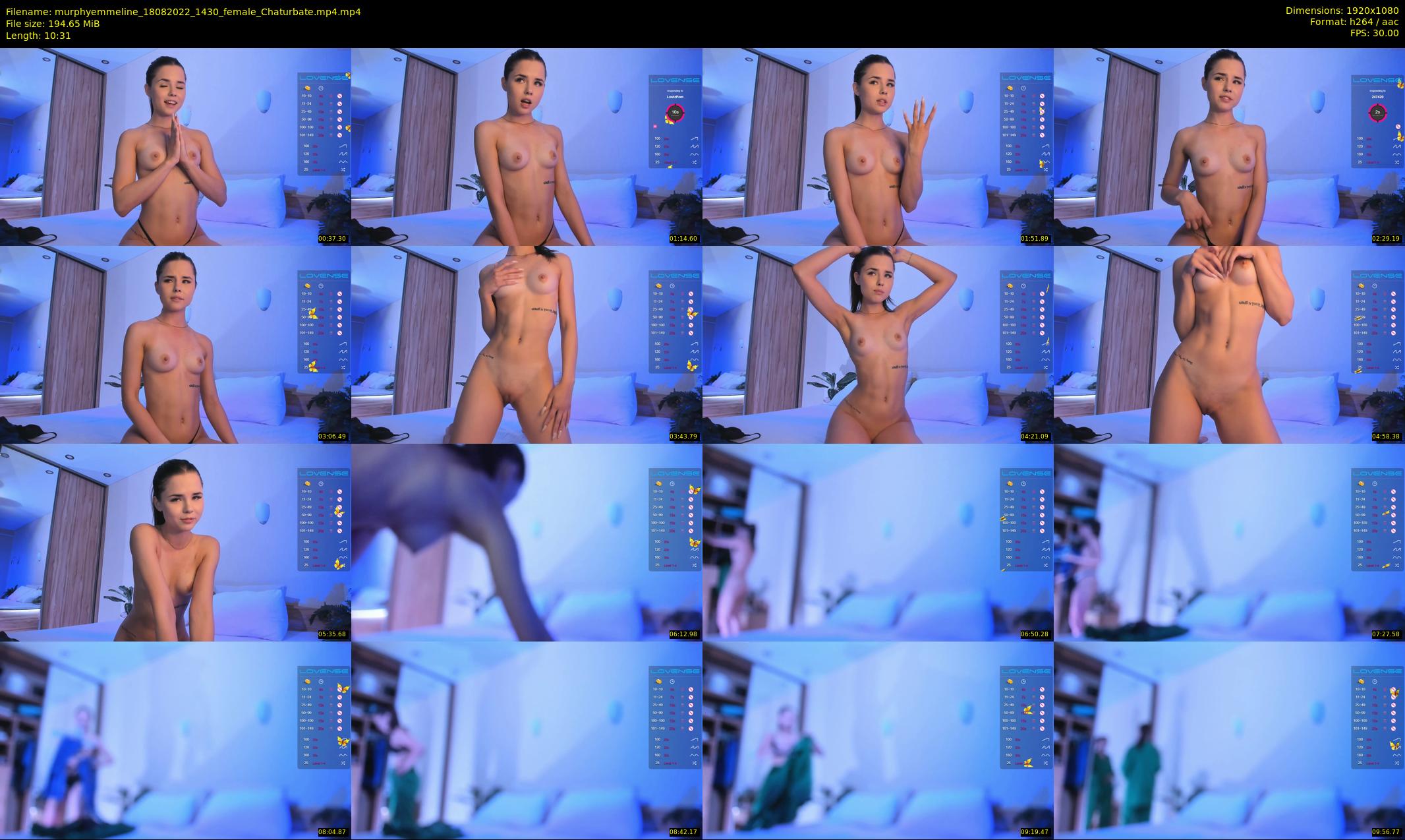 murphyemmeline — 11 minute Chaturbate female cam show recording, 1080p, Aug 18, 2022