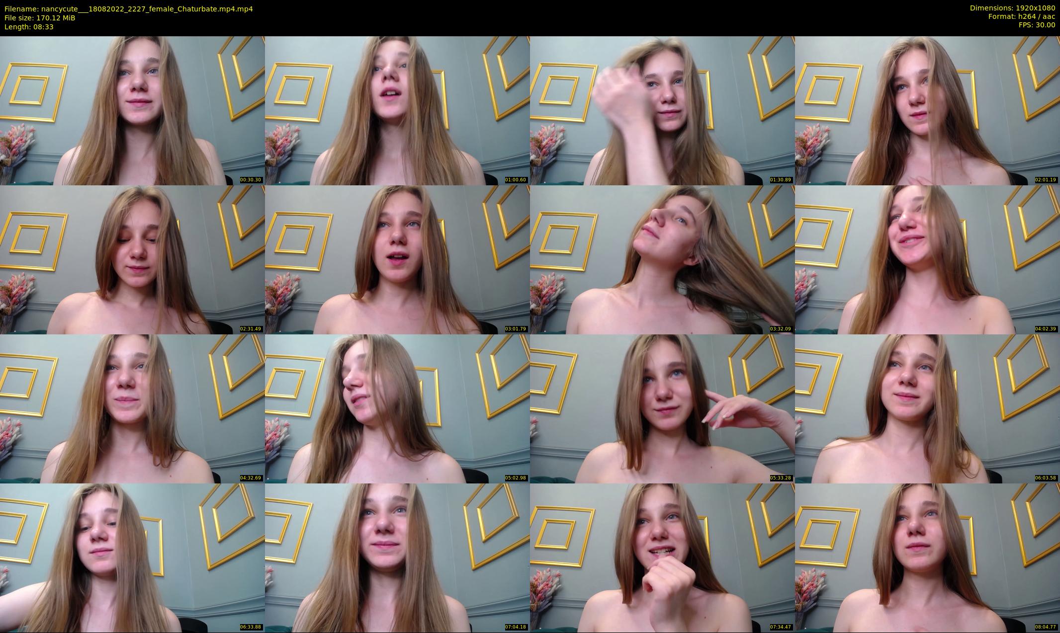 nancycute__ — 9 minute Chaturbate female cam show recording, 1080p, Aug 18, 2022