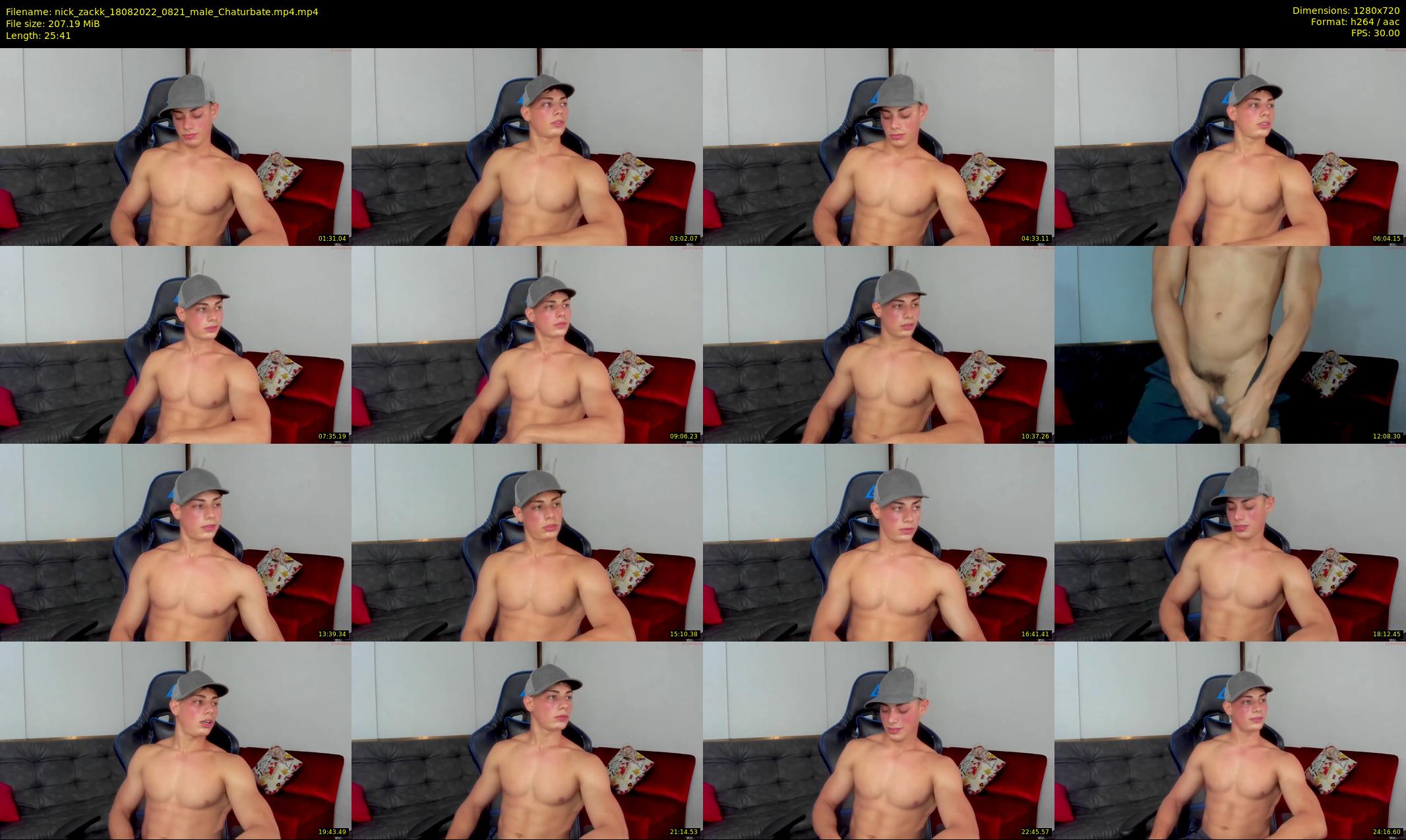 nick_zackk — 26 minute Chaturbate male cam show recording, 720p, Aug 18, 2022