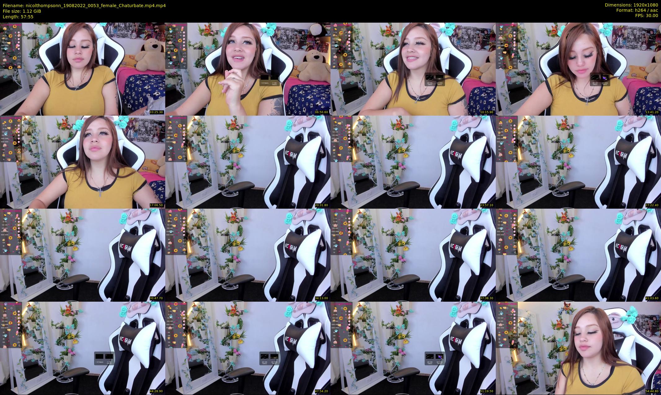 nicolthompsonn — 58 minute Chaturbate female cam show recording, 1080p, Aug 19, 2022