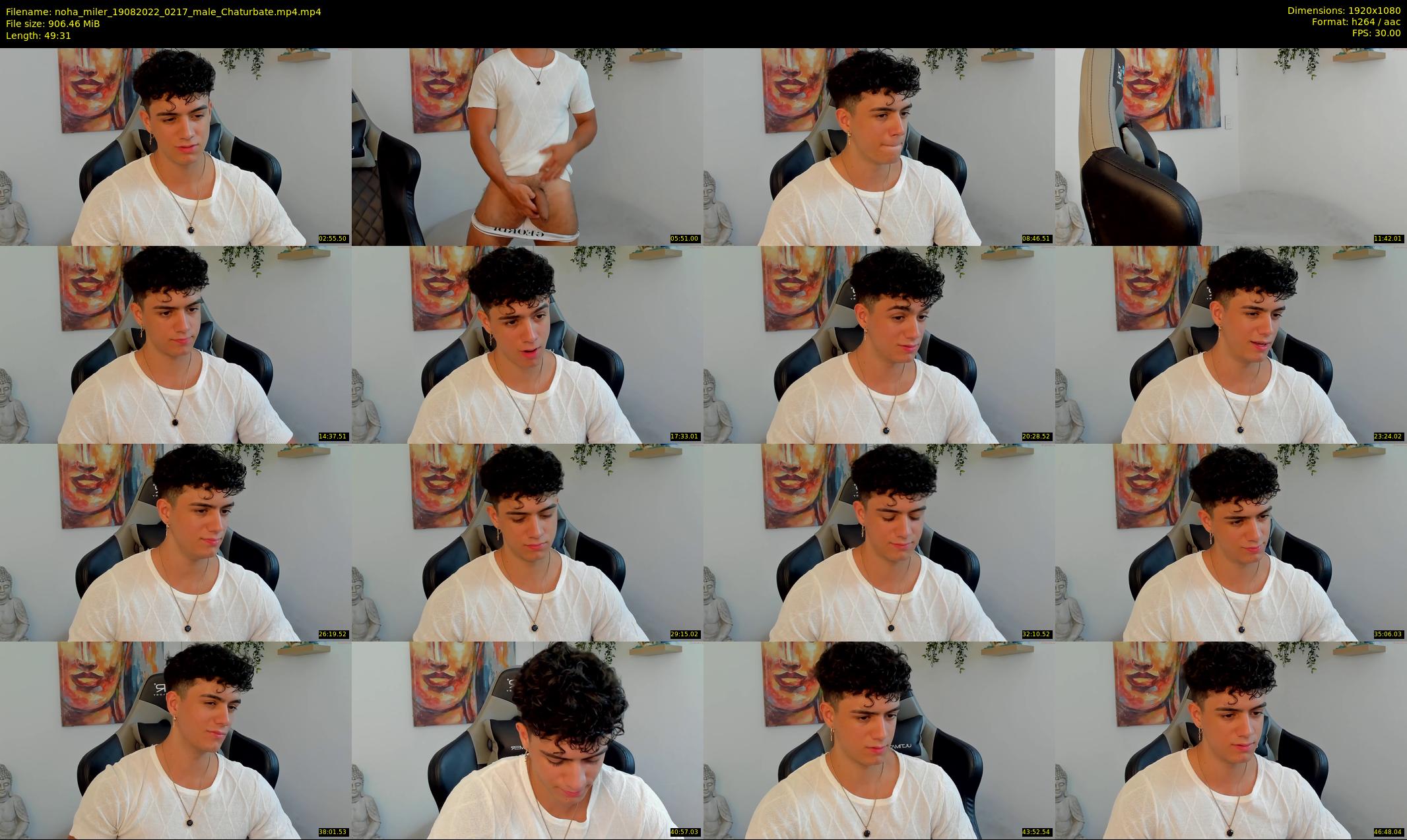 noha_miler — 50 minute Chaturbate male cam show recording, 1080p, Aug 19, 2022