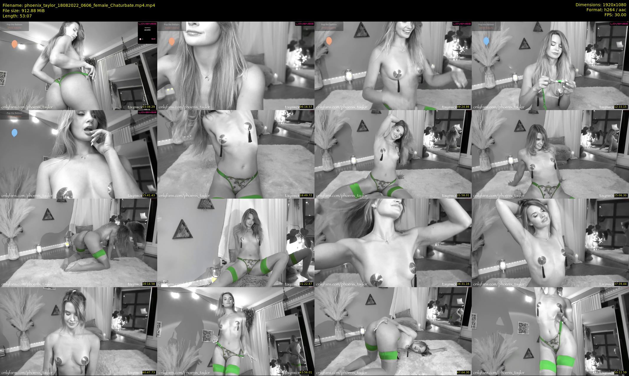 phoenix_taylor — 54 minute Chaturbate female cam show recording, 1080p, Aug 18, 2022