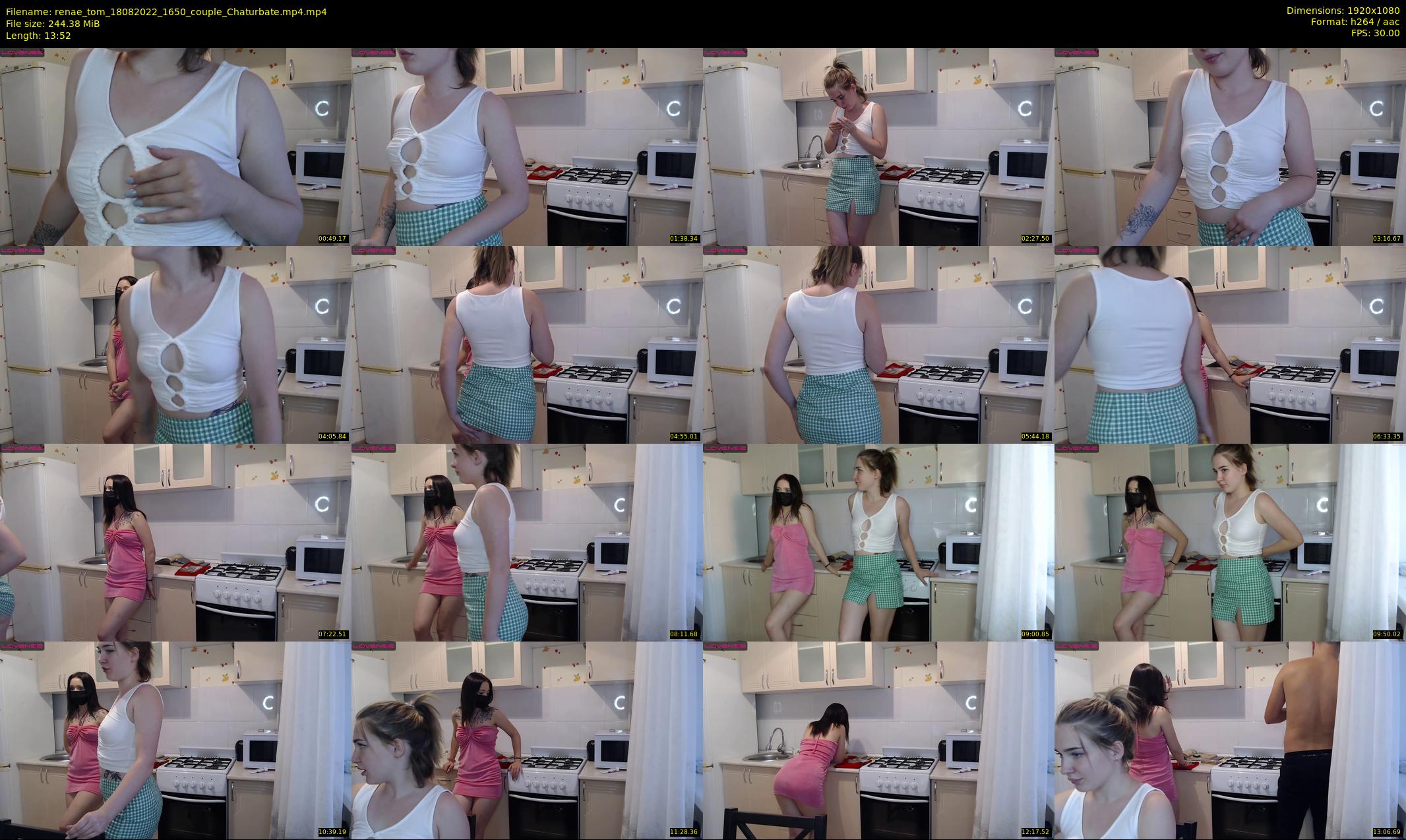 renae_tom — 14 minute Chaturbate couple cam show recording, 1080p, Aug 18, 2022