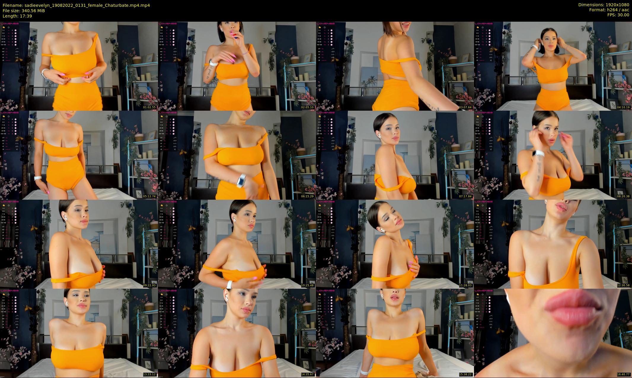 sadieevelyn — 18 minute Chaturbate female cam show recording, 1080p, Aug 19, 2022