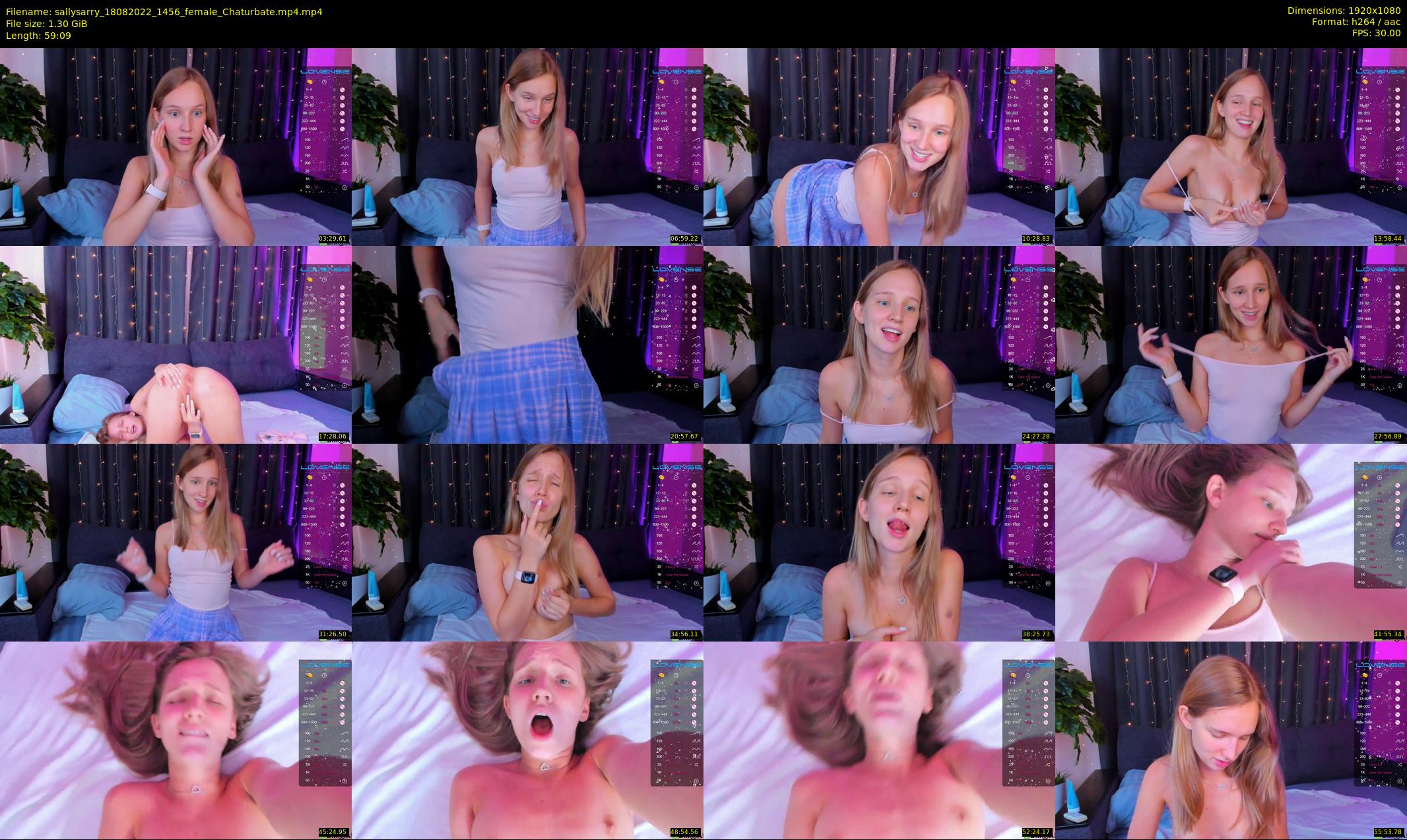 sallysarry — 60 minute Chaturbate couple cam show recording, 1080p, Aug 18, 2022