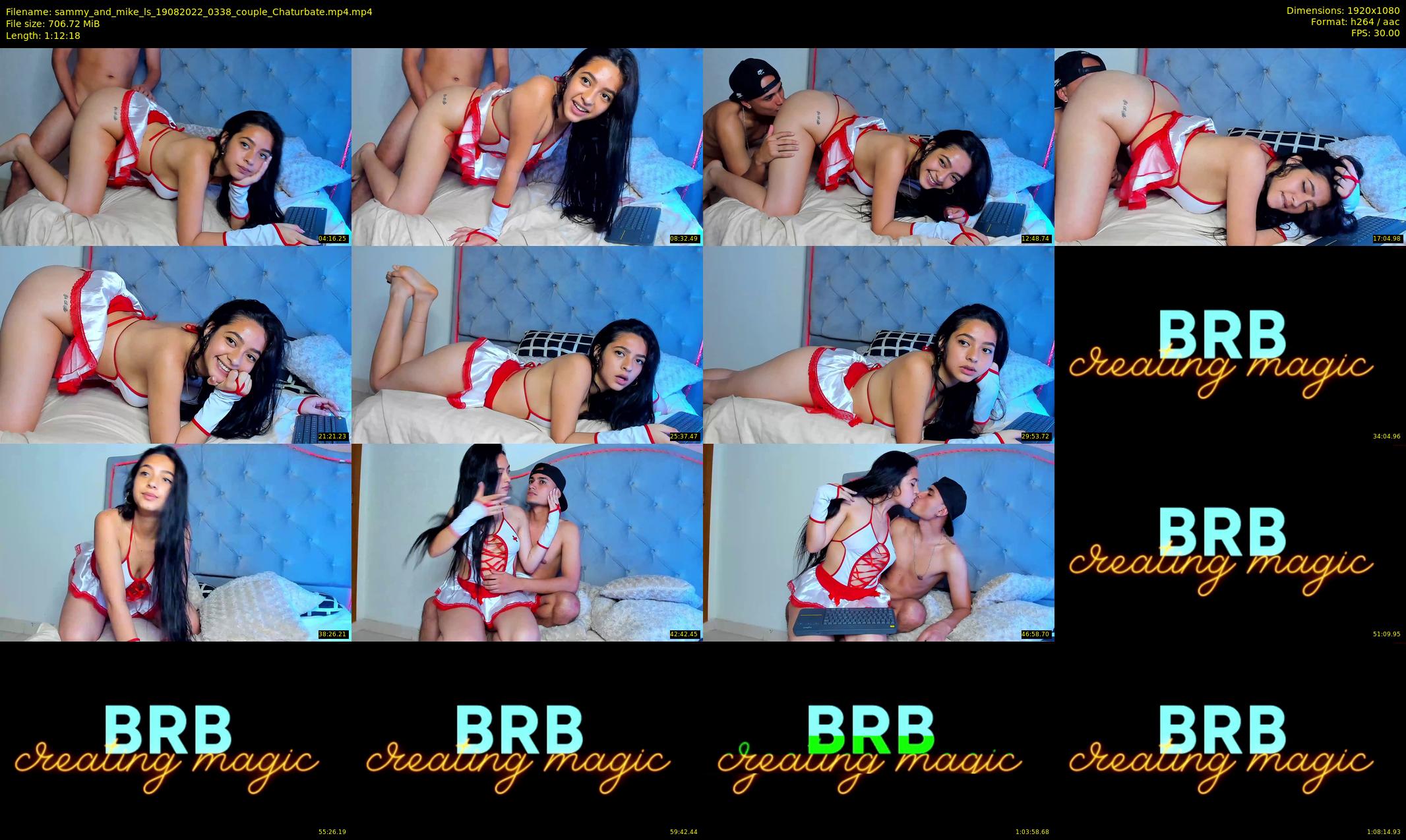 sammy_and_mike_ls — 73 minute Chaturbate couple cam show recording, 1080p, Aug 19, 2022
