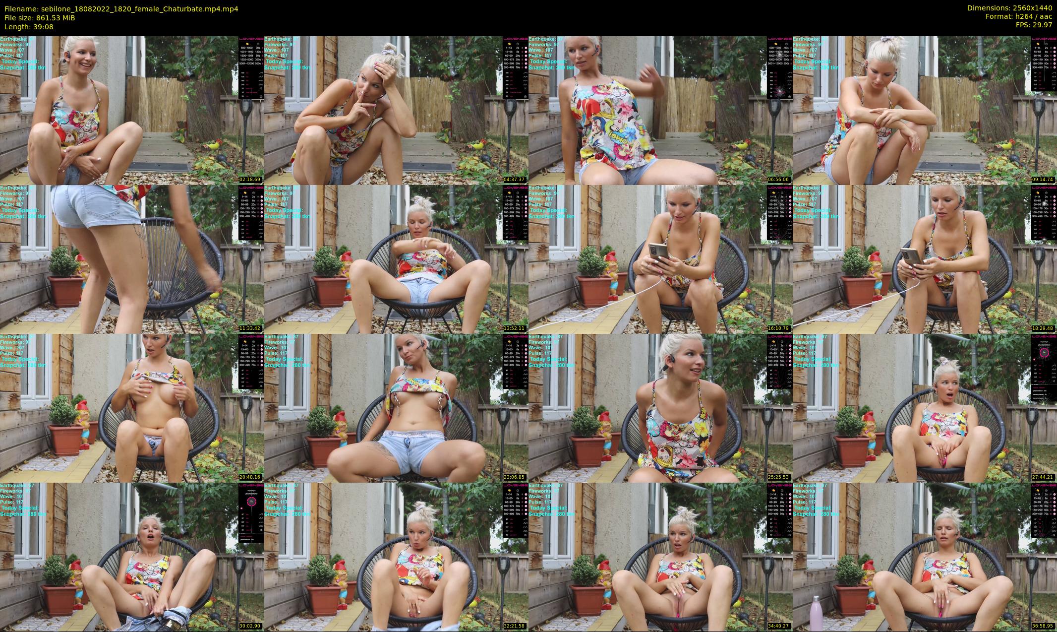 sebilone — 40 minute Chaturbate couple cam show recording, 1080p, Aug 18, 2022