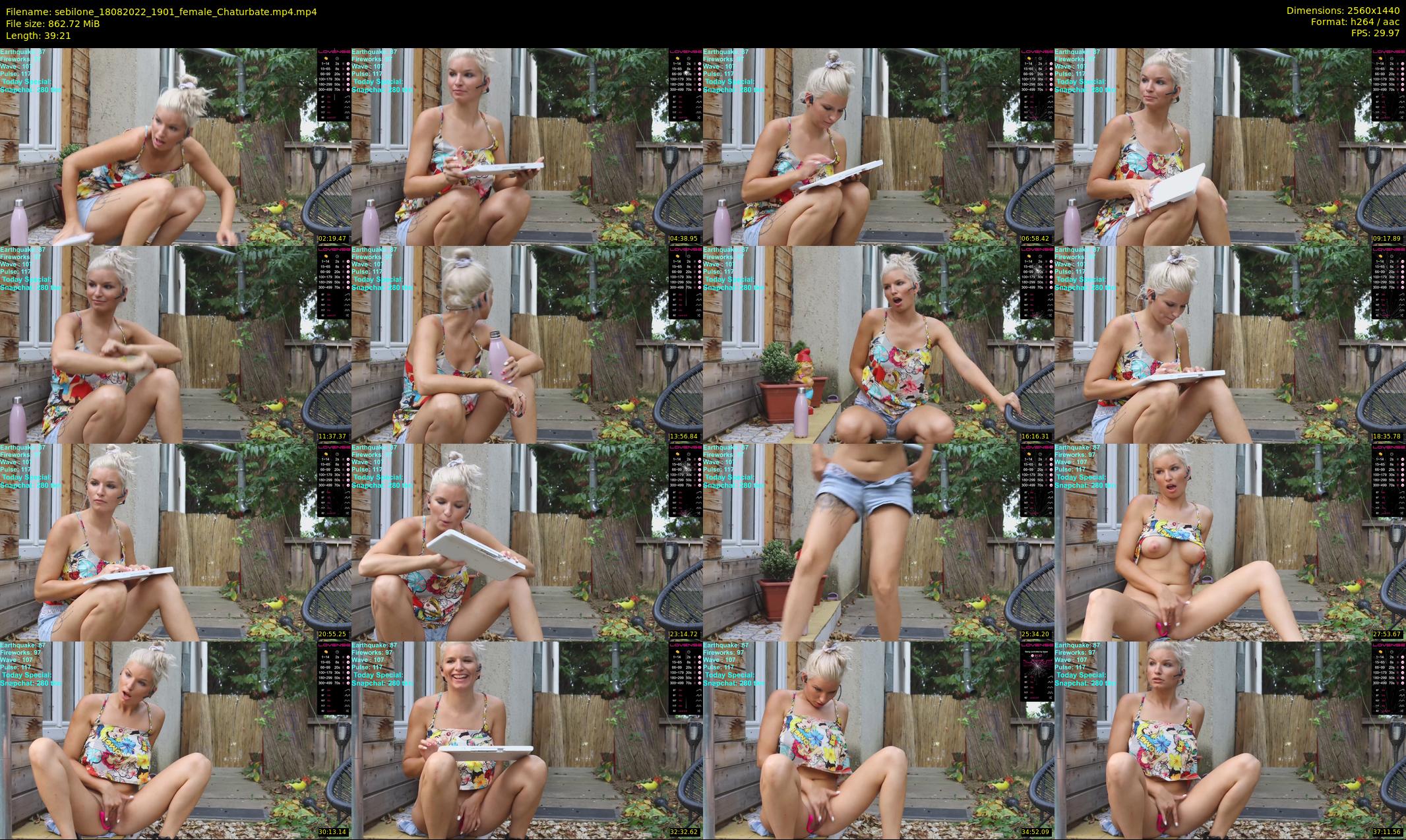sebilone — 40 minute Chaturbate couple cam show recording, 1080p, Aug 18, 2022