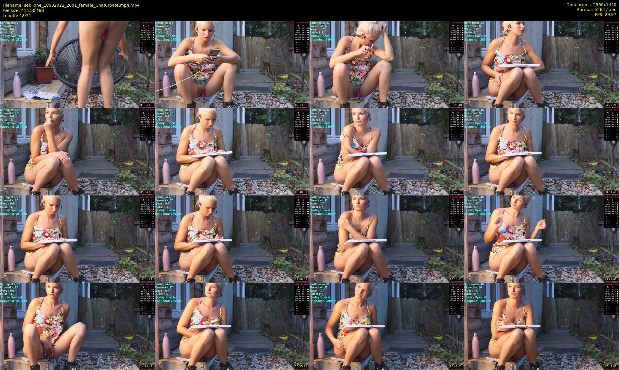 sebilone — 19 minute Chaturbate couple cam show recording, 1080p, Aug 18, 2022