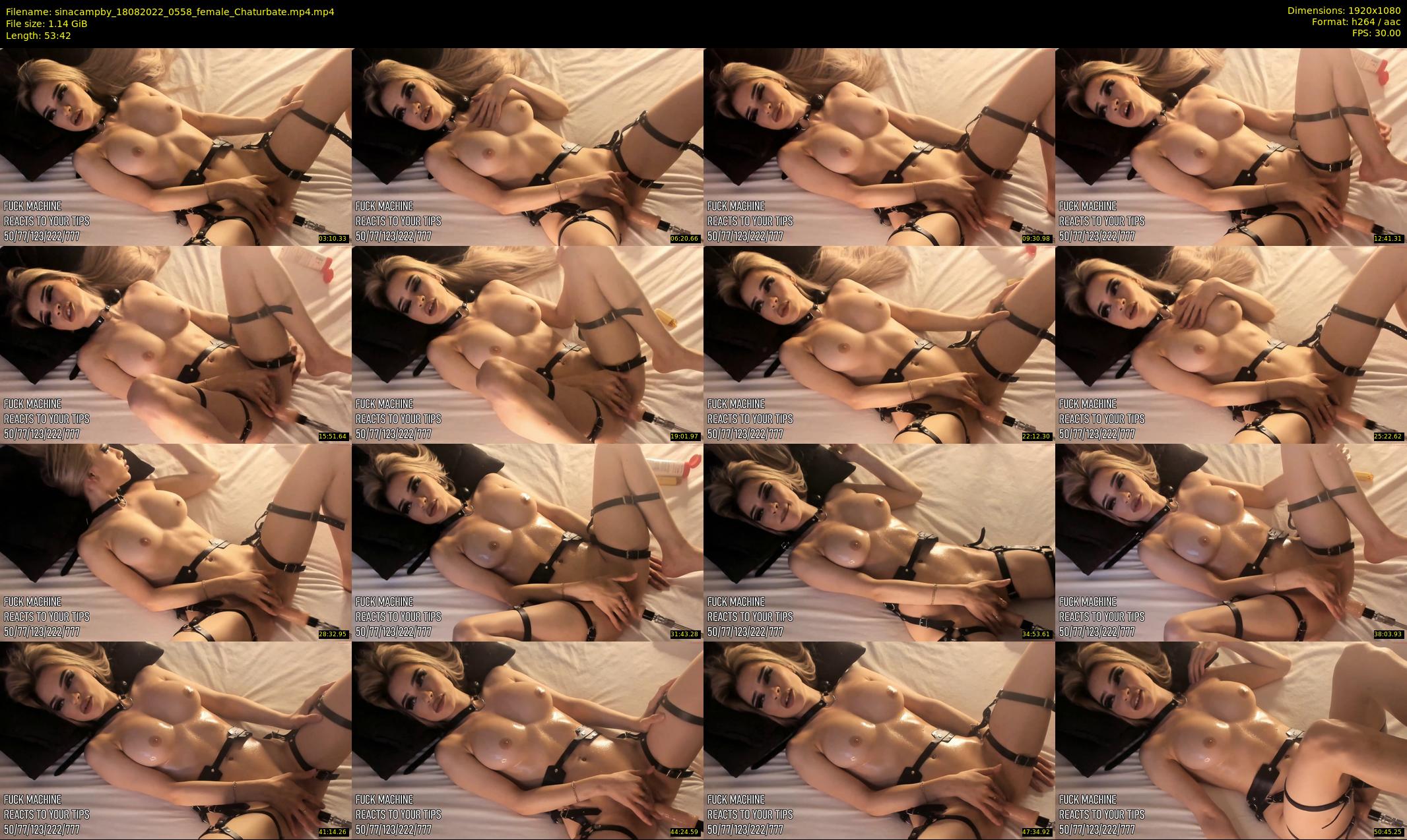 sinacampby — 54 minute Chaturbate couple cam show recording, 1080p, Aug 18, 2022