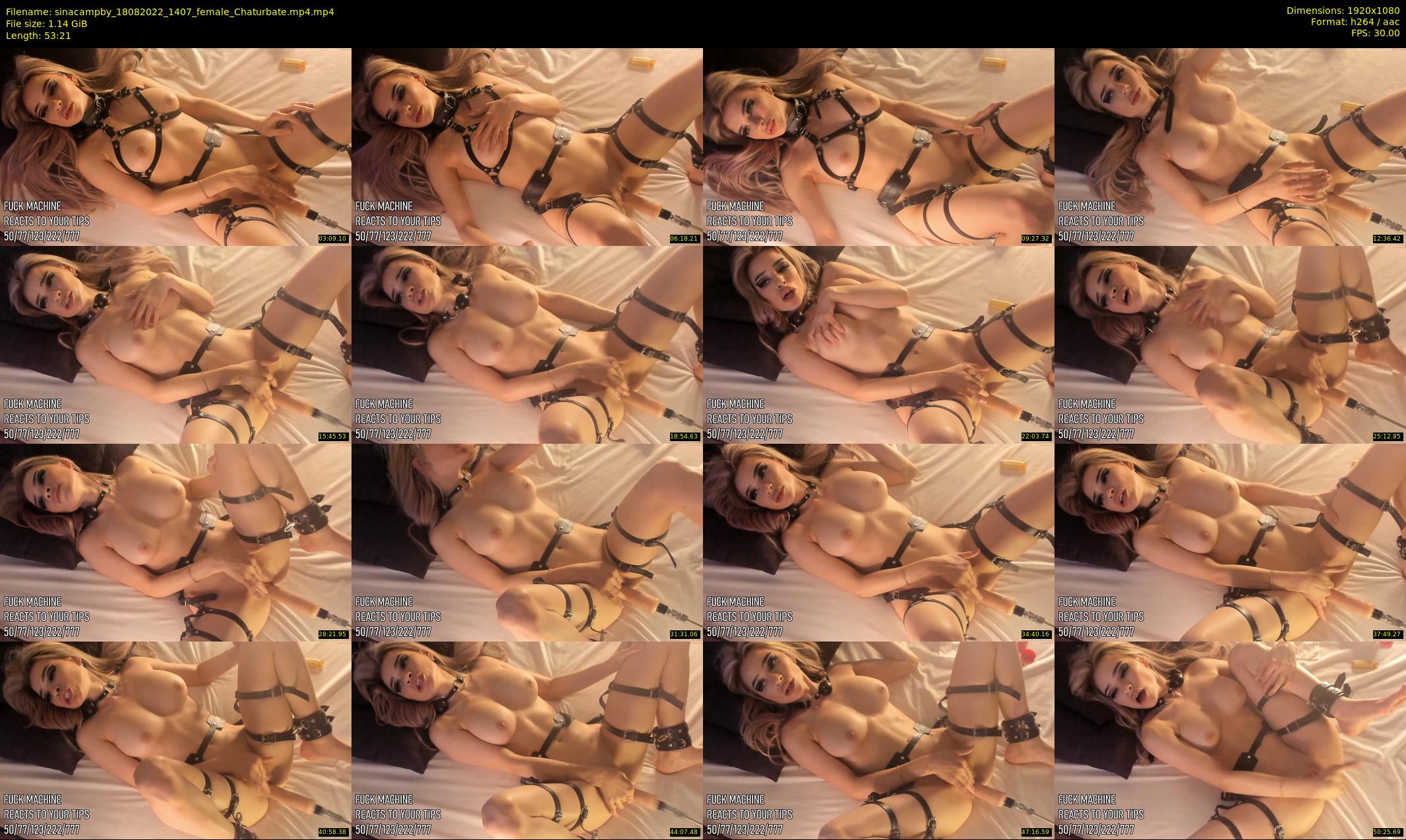 sinacampby — 54 minute Chaturbate couple cam show recording, 1080p, Aug 18, 2022