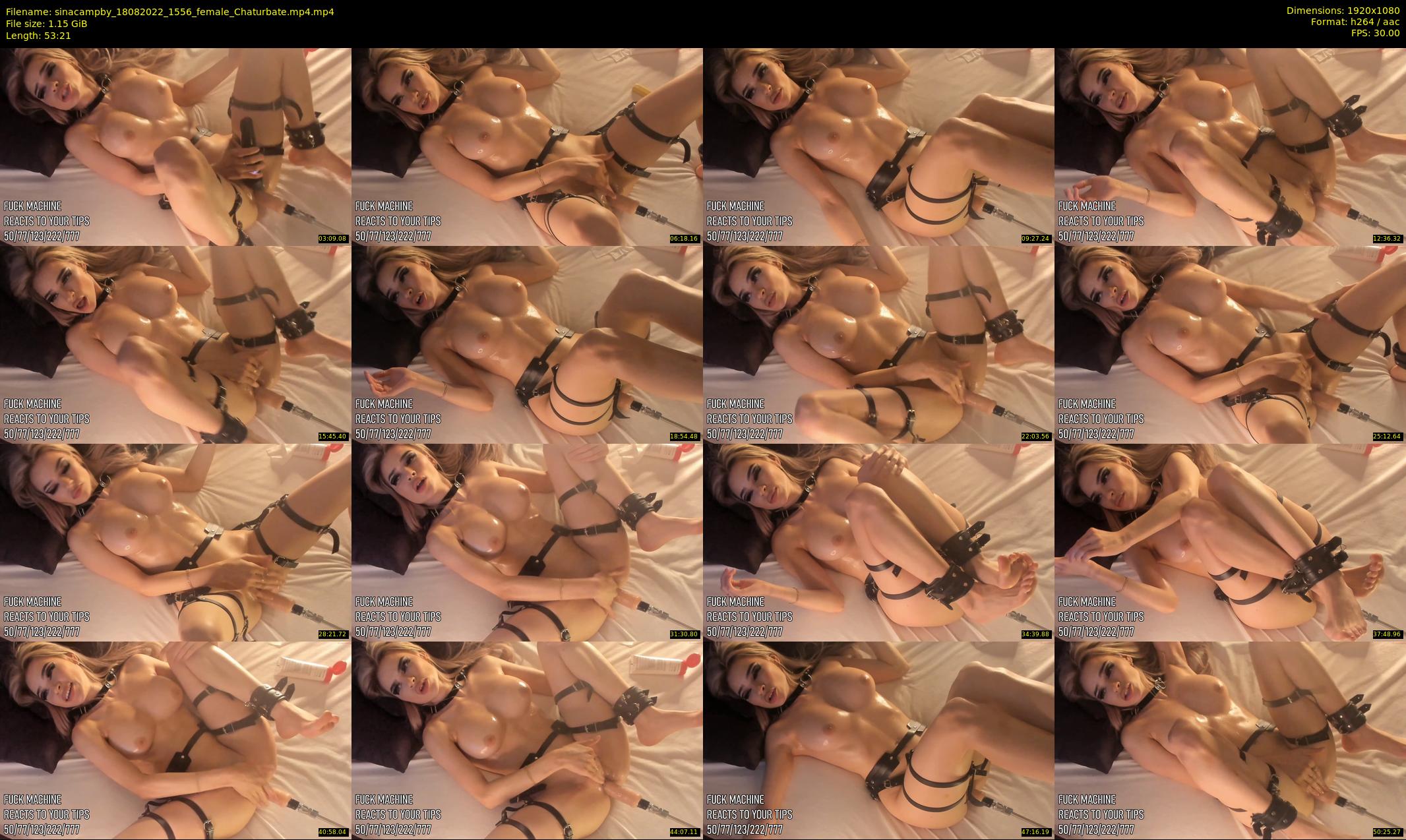 sinacampby — 54 minute Chaturbate couple cam show recording, 1080p, Aug 18, 2022