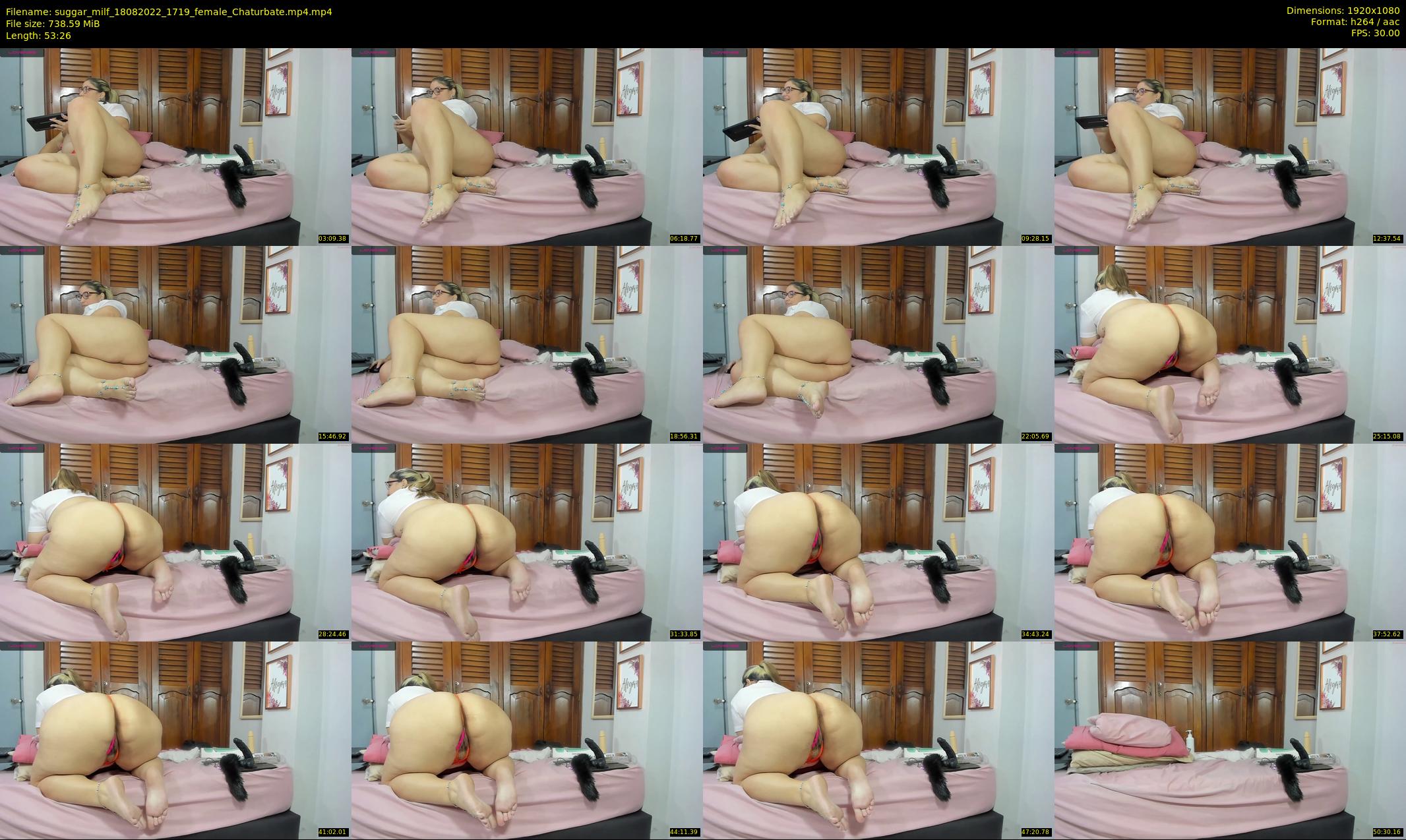 suggar_milf — 54 minute Chaturbate female cam show recording, 1080p, Aug 18, 2022