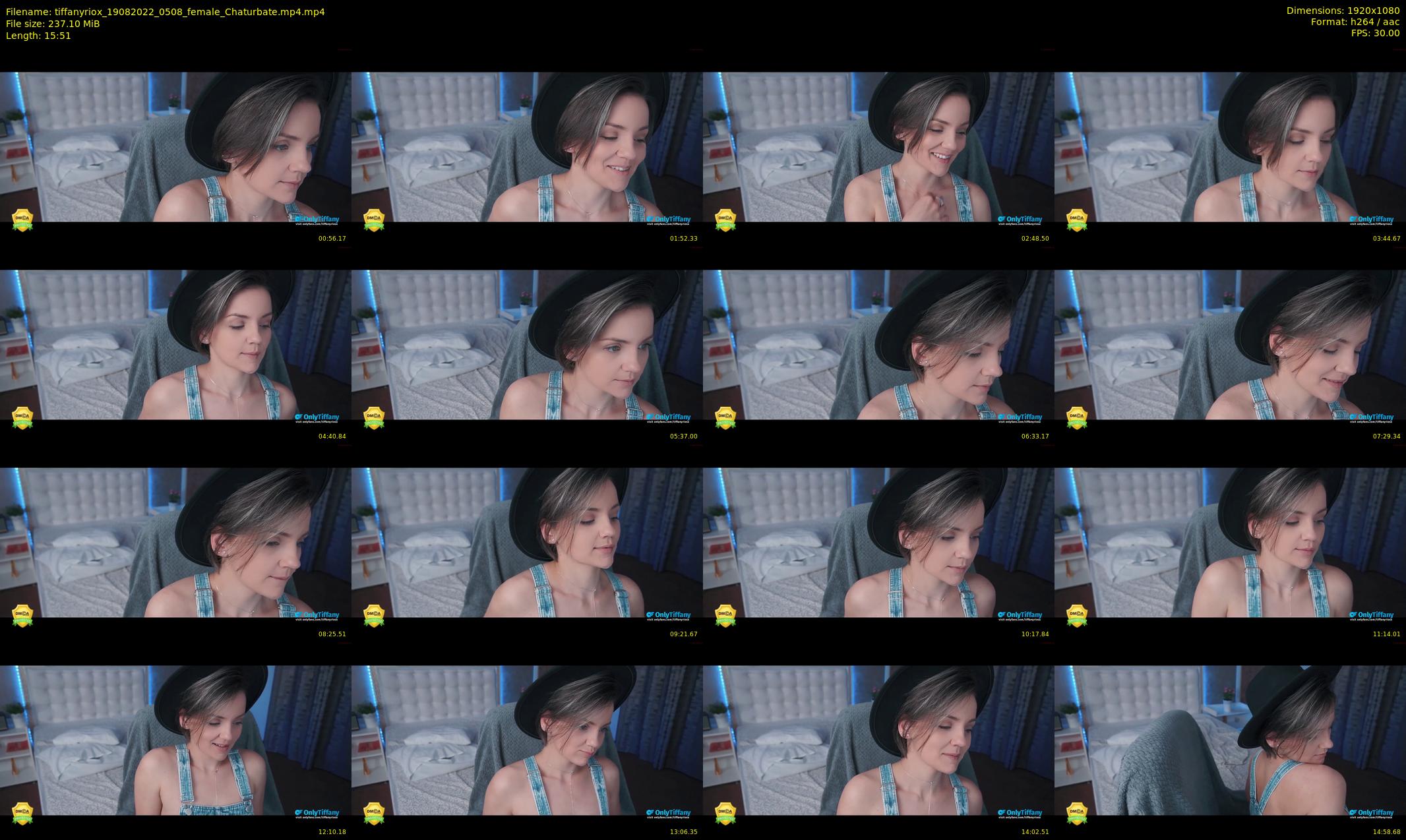 tiffanyriox — 16 minute Chaturbate female cam show recording, 1080p, Aug 19, 2022