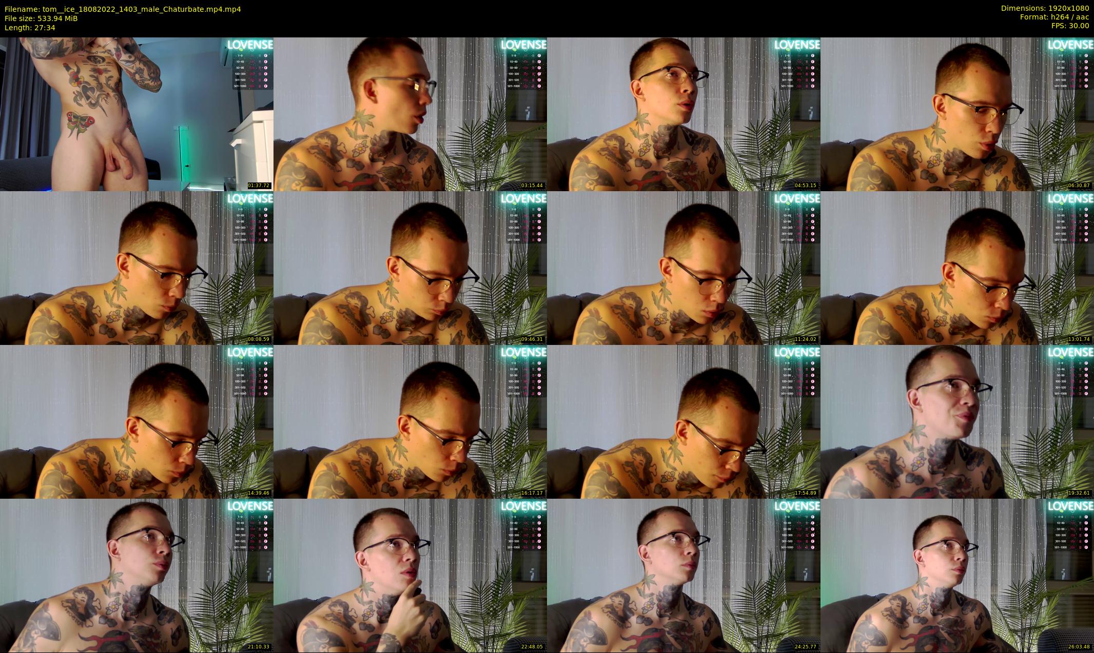 tom__ice — 28 minute Chaturbate male cam show recording, 1080p, Aug 18, 2022