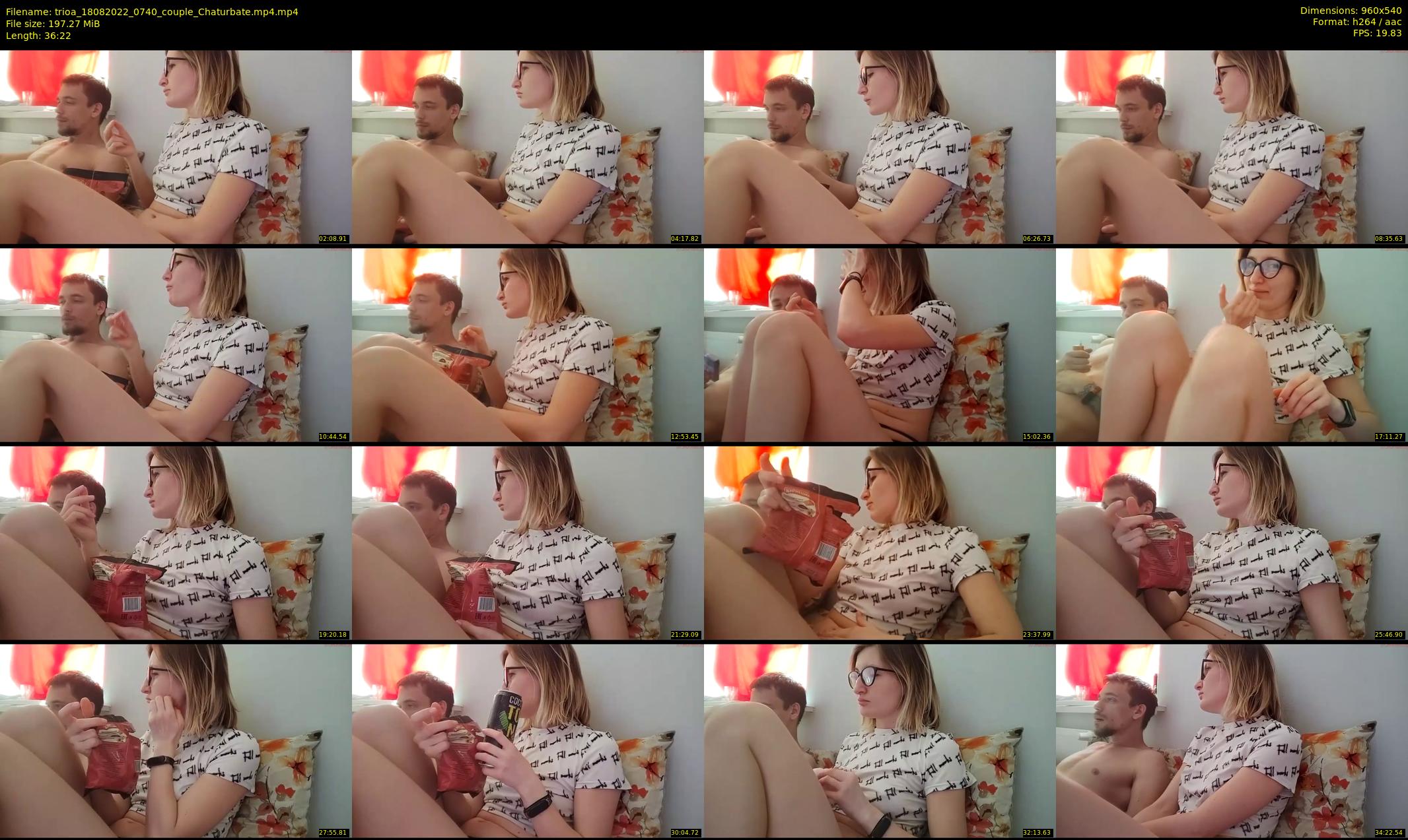 trioa — 37 minute Chaturbate couple cam show recording, 480p, Aug 18, 2022