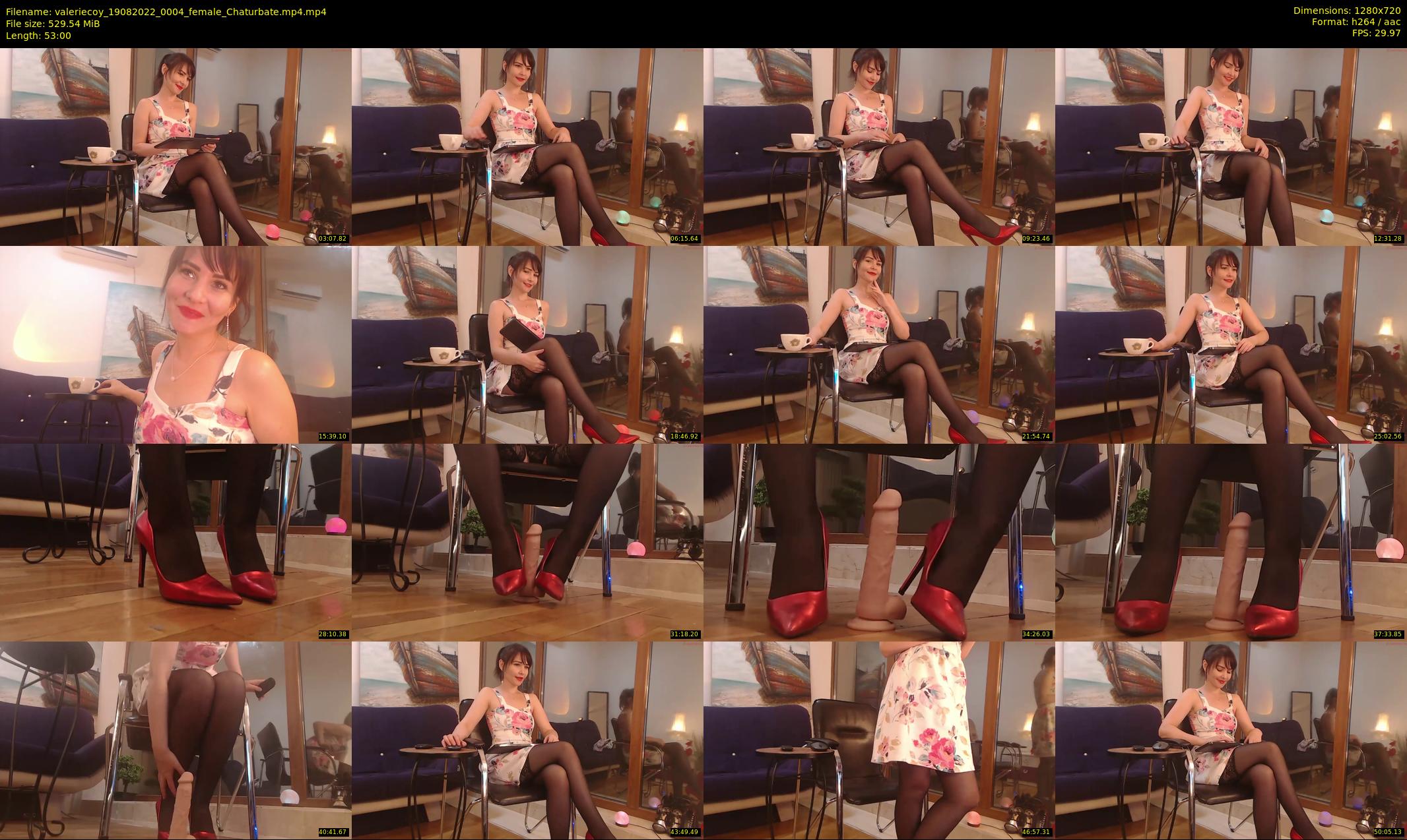 valeriecoy — 53 minute Chaturbate female cam show recording, 720p, Aug 19, 2022