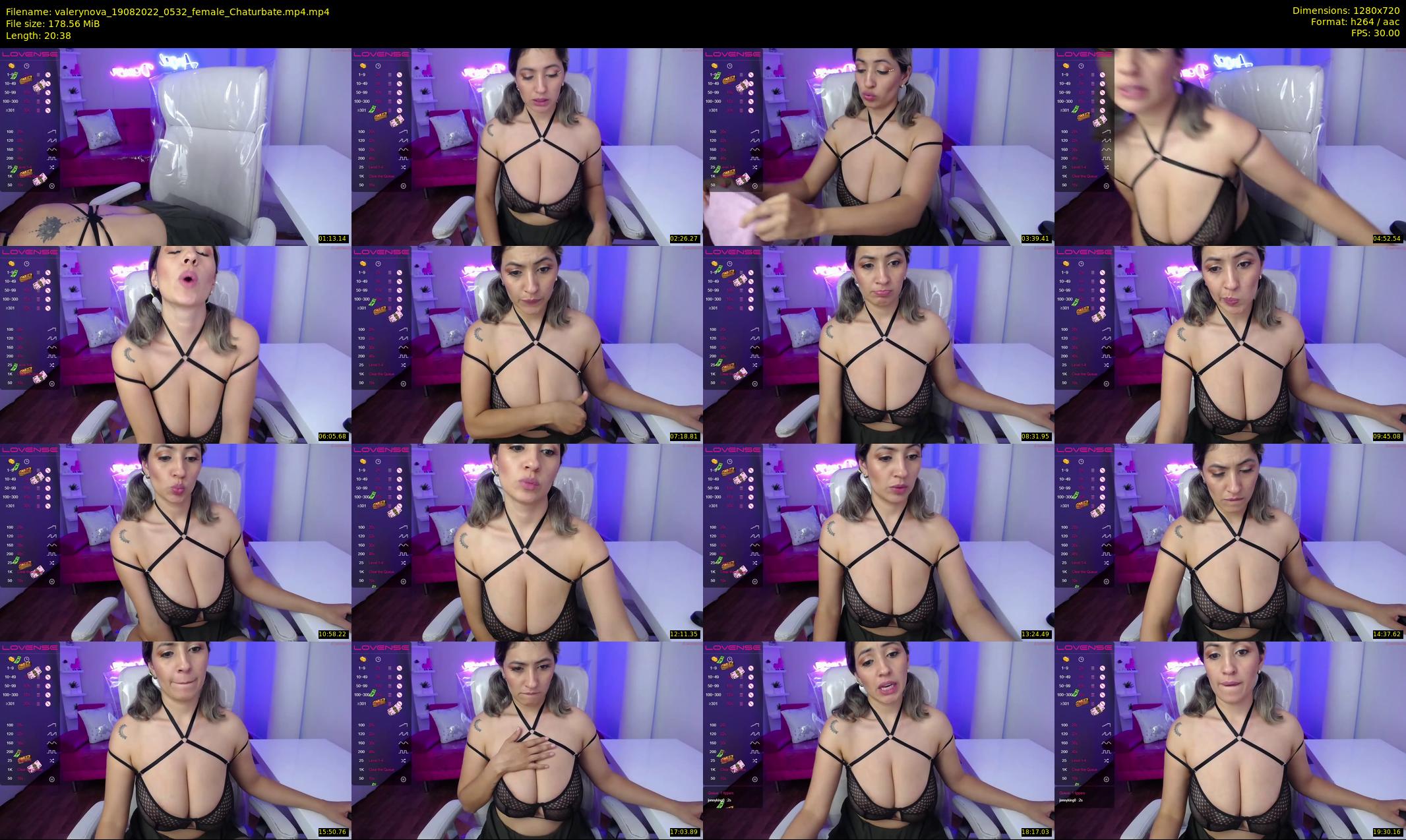 valerynova — 21 minute Chaturbate female cam show recording, 720p, Aug 19, 2022