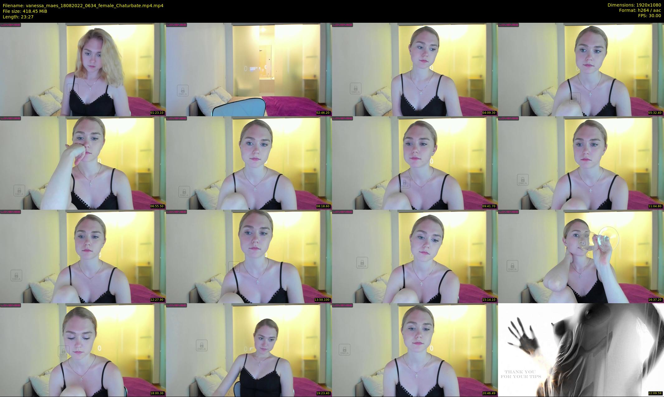 vanessa_maes — 24 minute Chaturbate female cam show recording, 1080p, Aug 18, 2022
