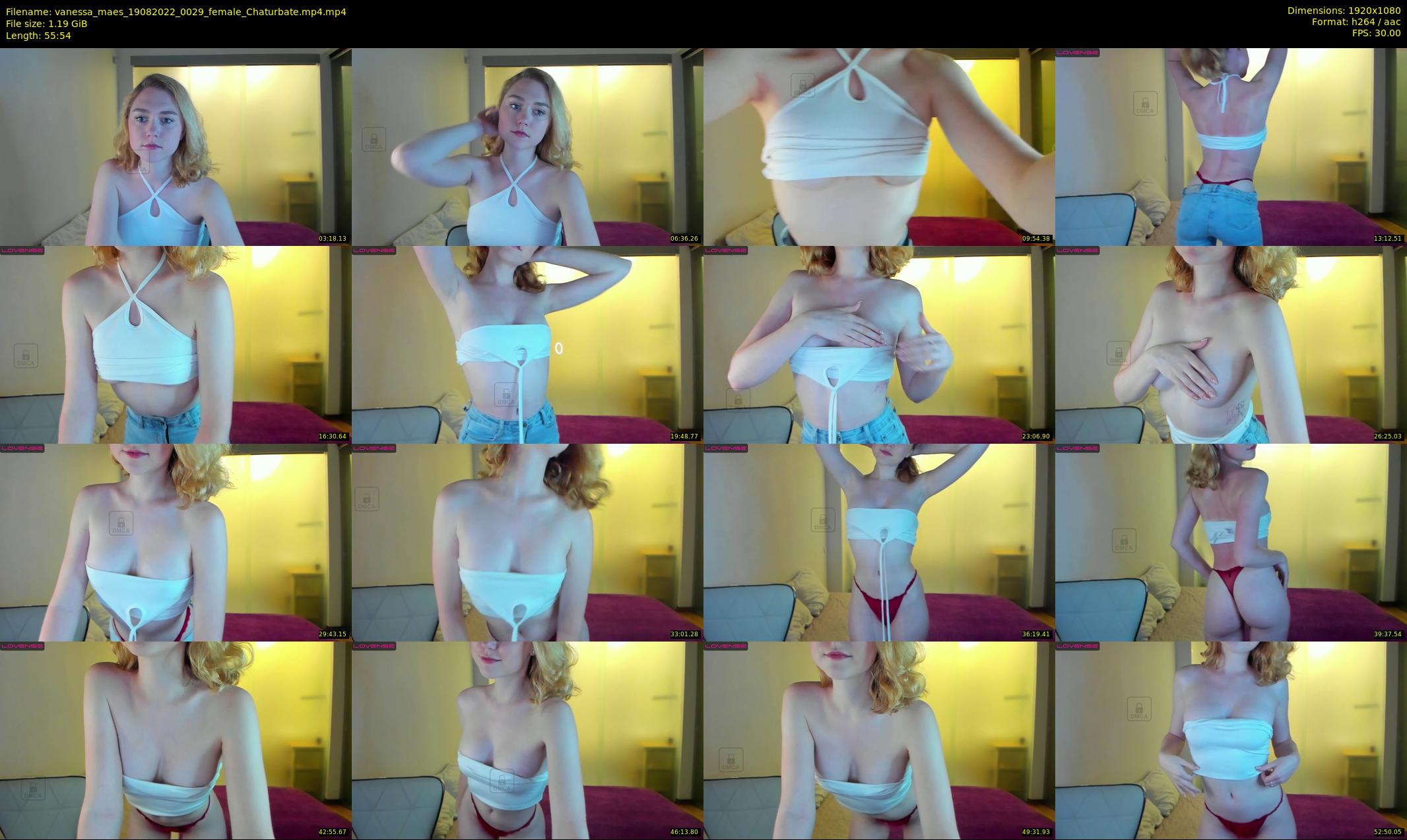 vanessa_maes — 56 minute Chaturbate female cam show recording, 1080p, Aug 19, 2022