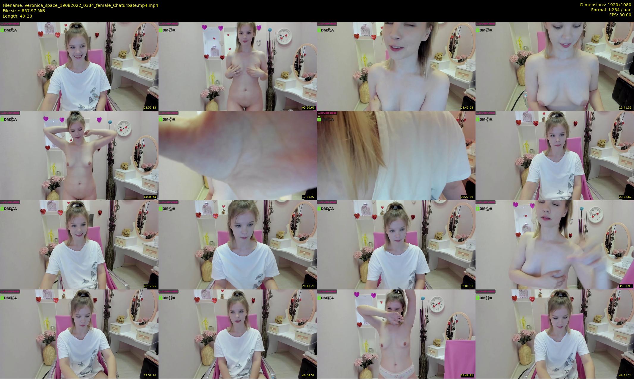 veronica_space — 50 minute Chaturbate female cam show recording, 1080p, Aug 19, 2022
