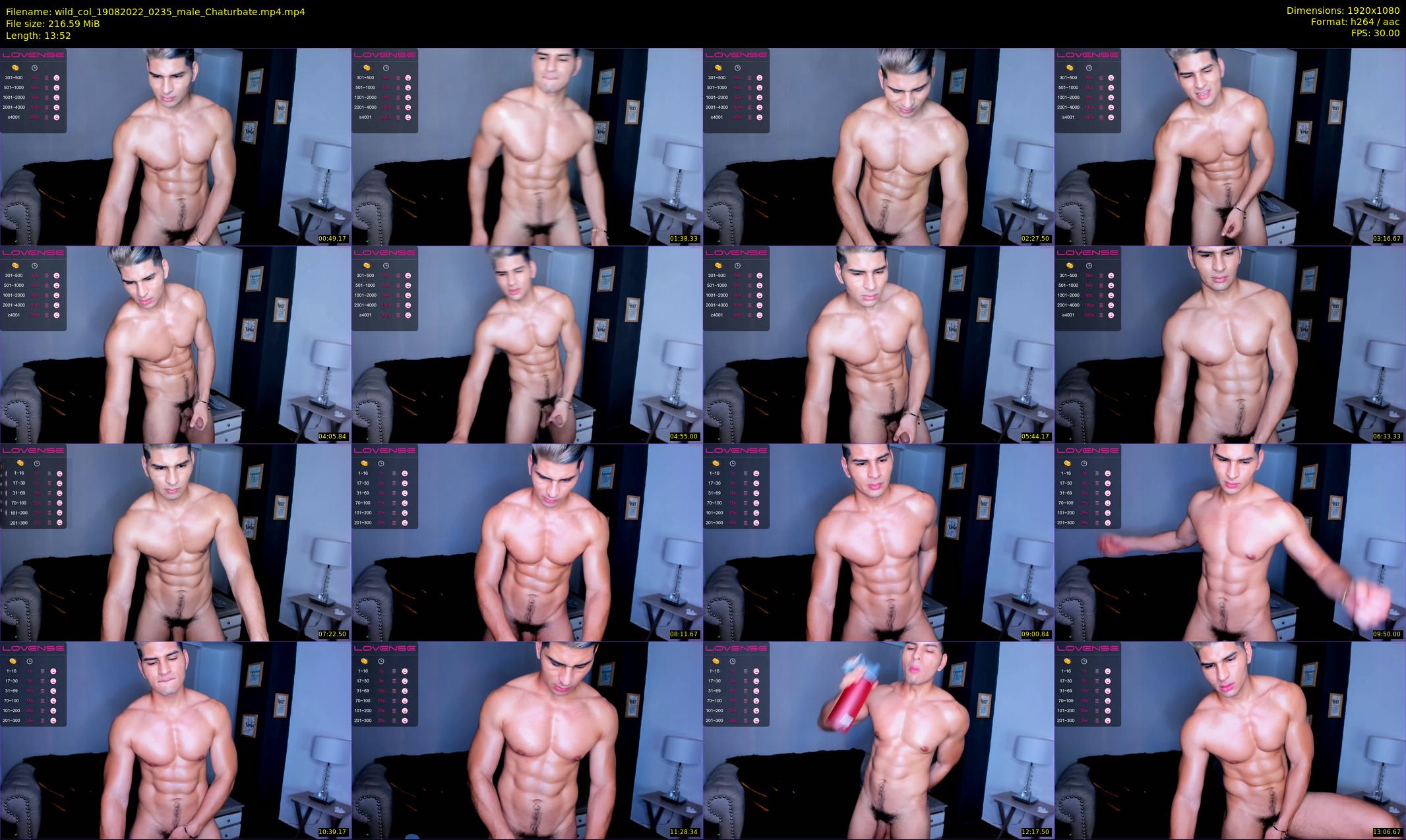 wild_col — 14 minute Chaturbate male cam show recording, 1080p, Aug 19, 2022