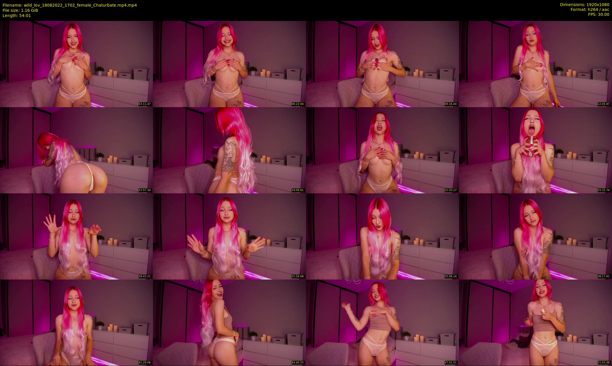 wild_lov — 55 minute Chaturbate female cam show recording, 1080p, Aug 18, 2022