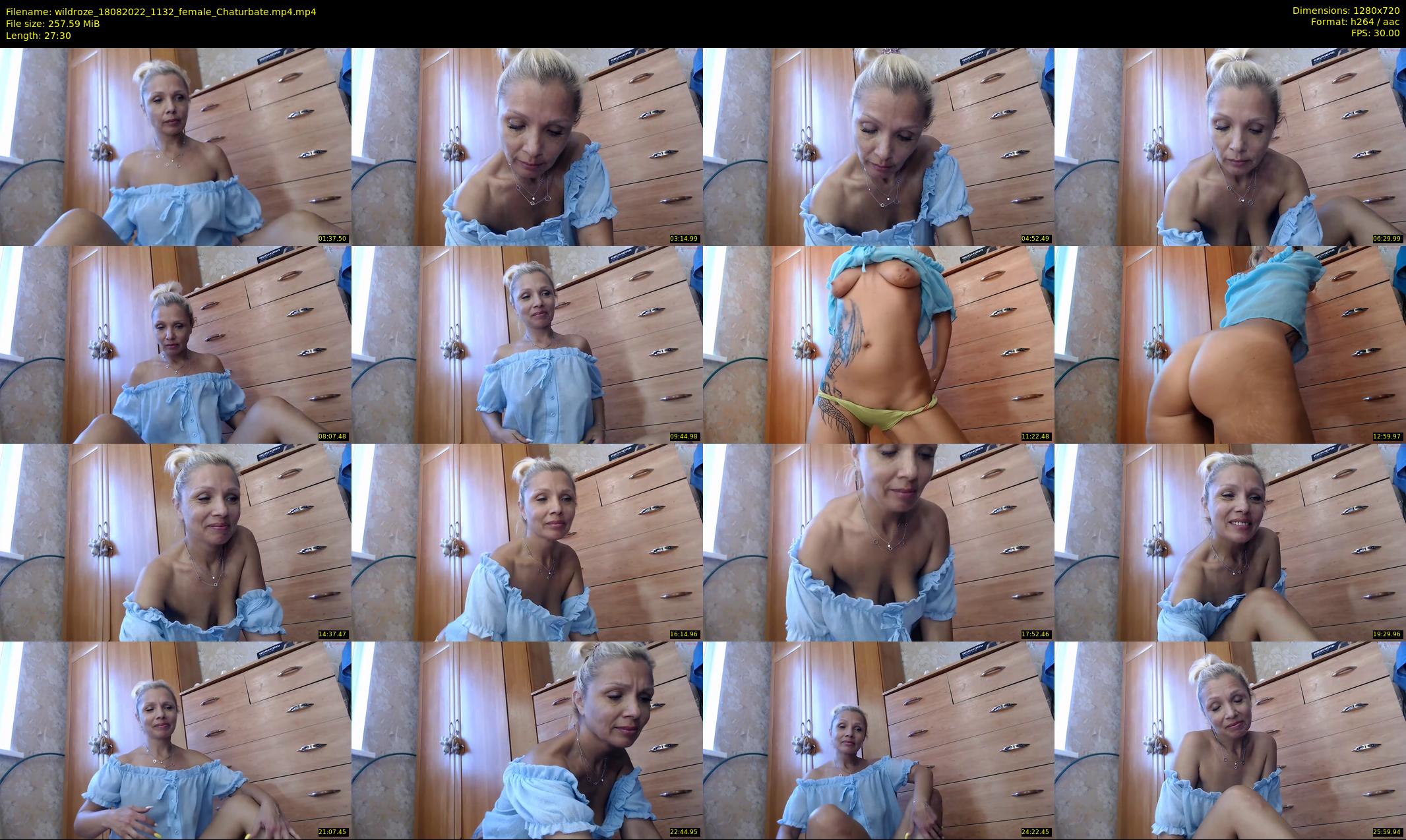 wildroze — 28 minute Chaturbate female cam show recording, 720p, Aug 18, 2022