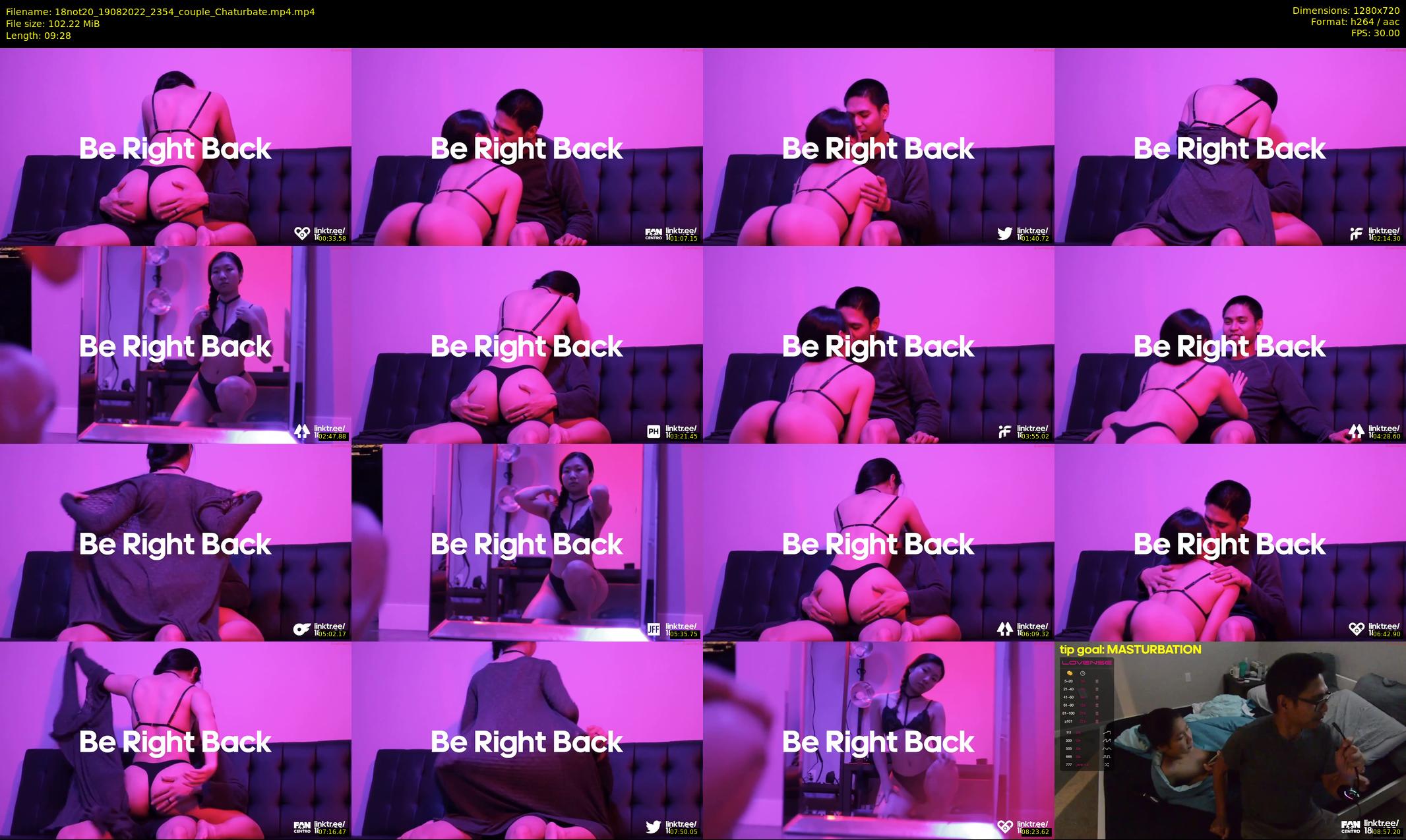 18not20 — 10 minute Chaturbate couple cam show recording, 720p, Aug 19, 2022