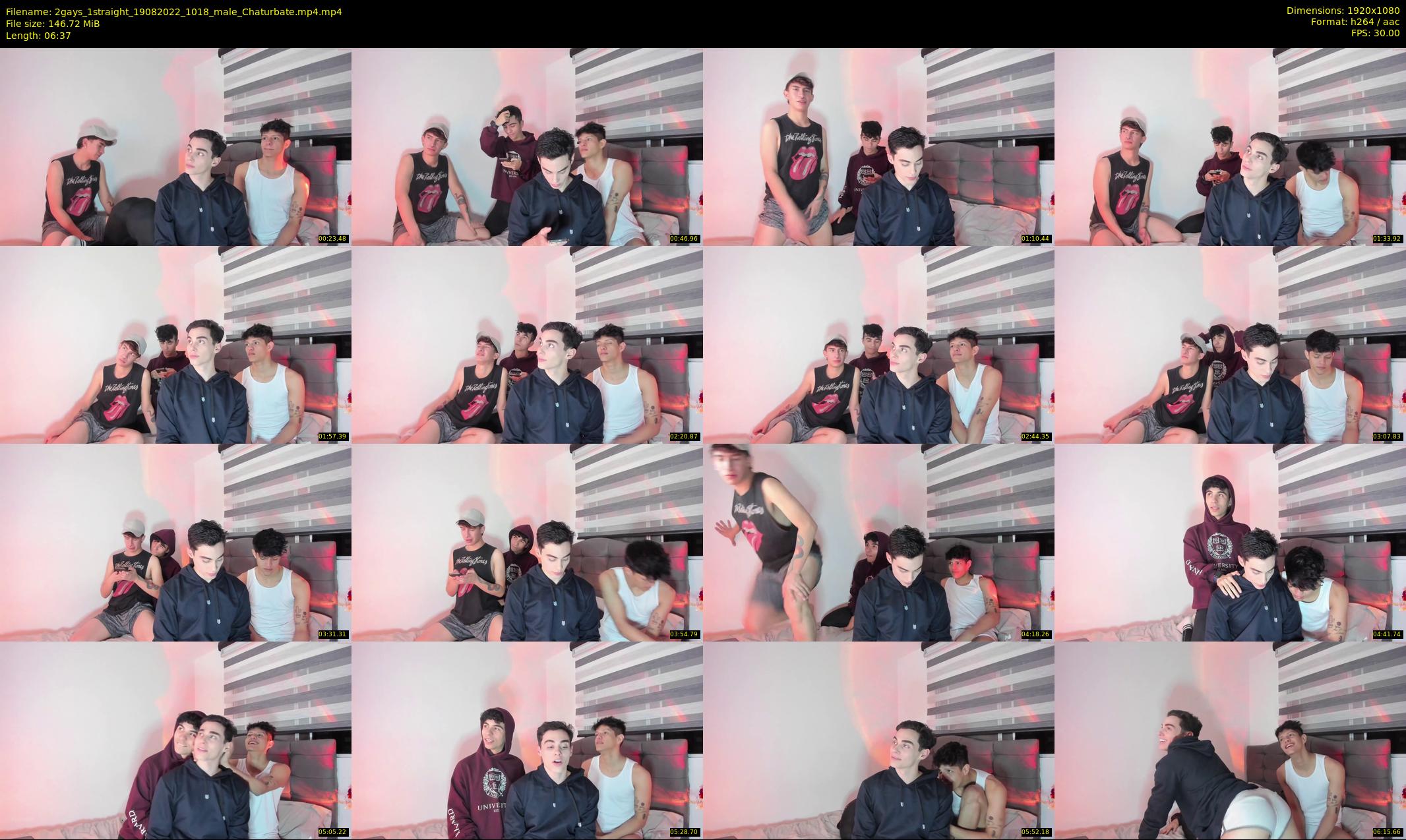 2gays_1straight — 7 minute Chaturbate male cam show recording, 1080p, Aug 19, 2022