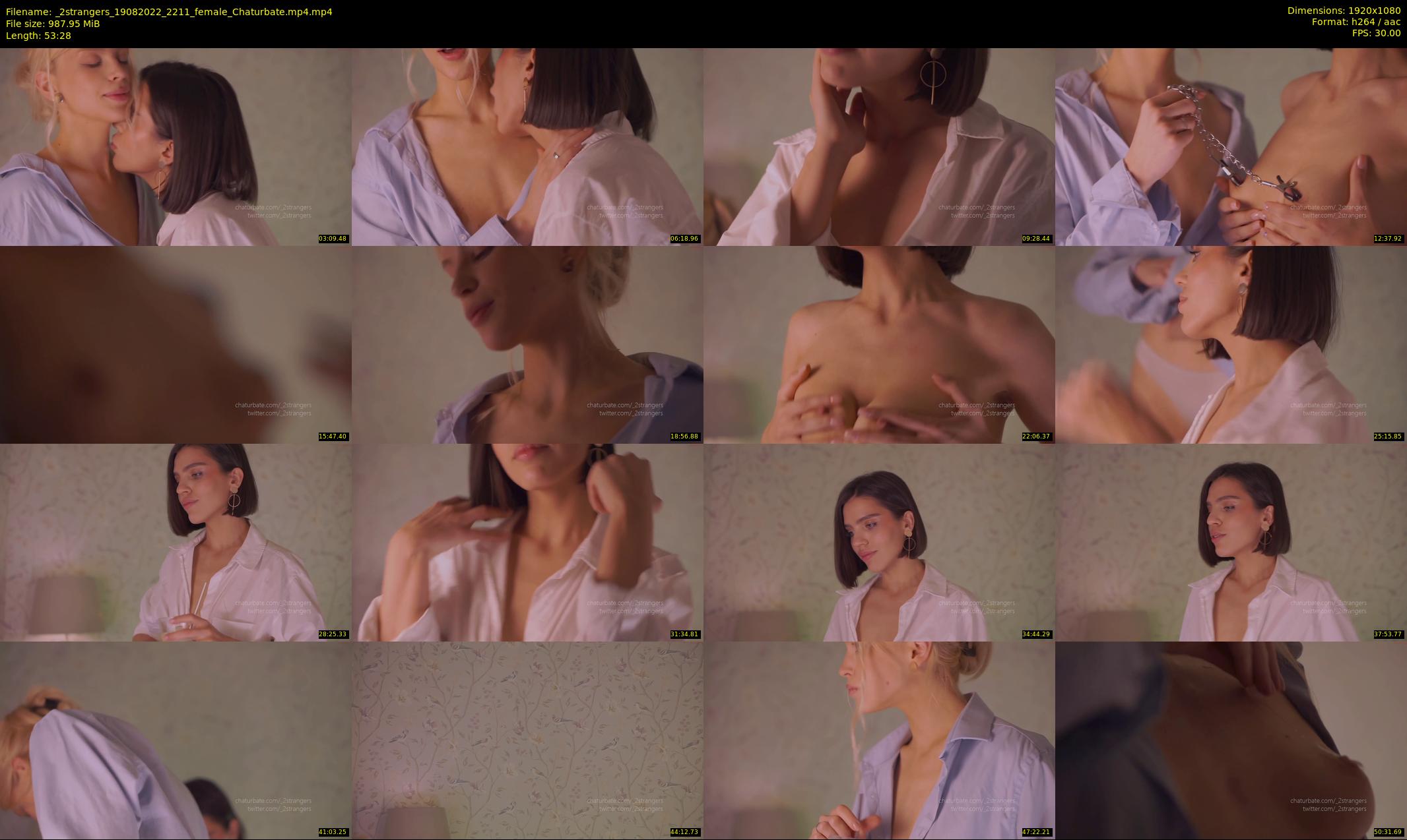 _2strangers — 54 minute Chaturbate couple cam show recording, 1080p, Aug 19, 2022