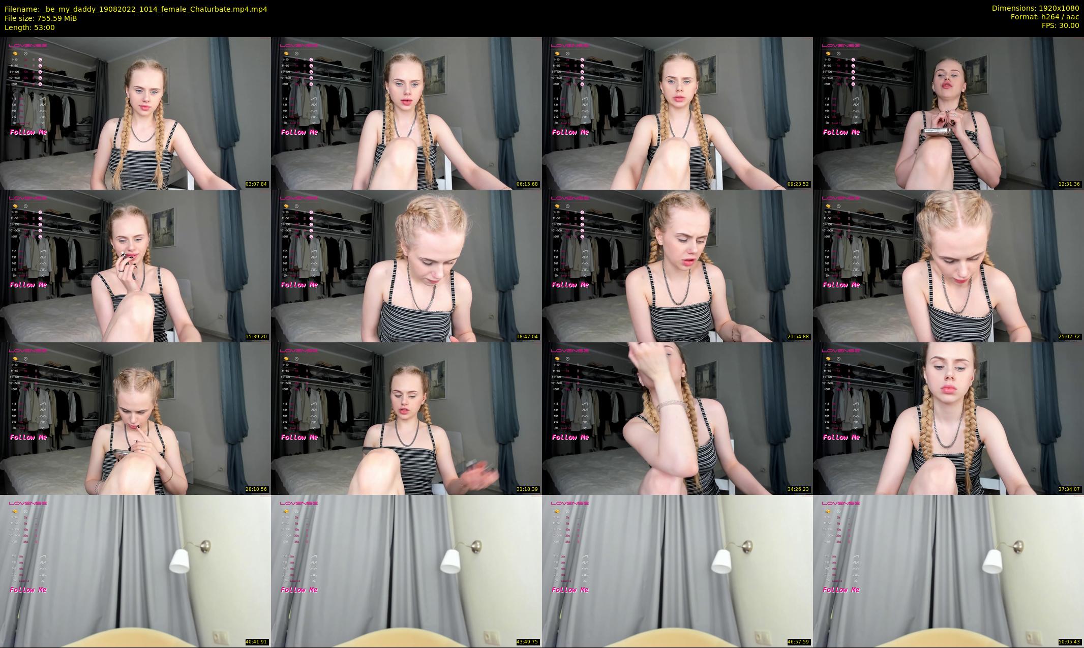 _be_my_daddy — 53 minute Chaturbate female cam show recording, 1080p, Aug 19, 2022