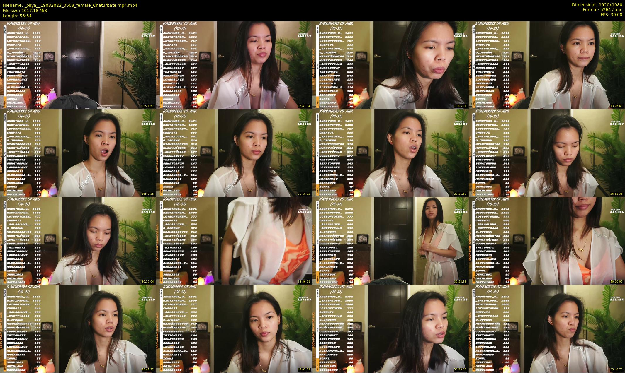_pilya_ — 57 minute Chaturbate female cam show recording, 1080p, Aug 19, 2022