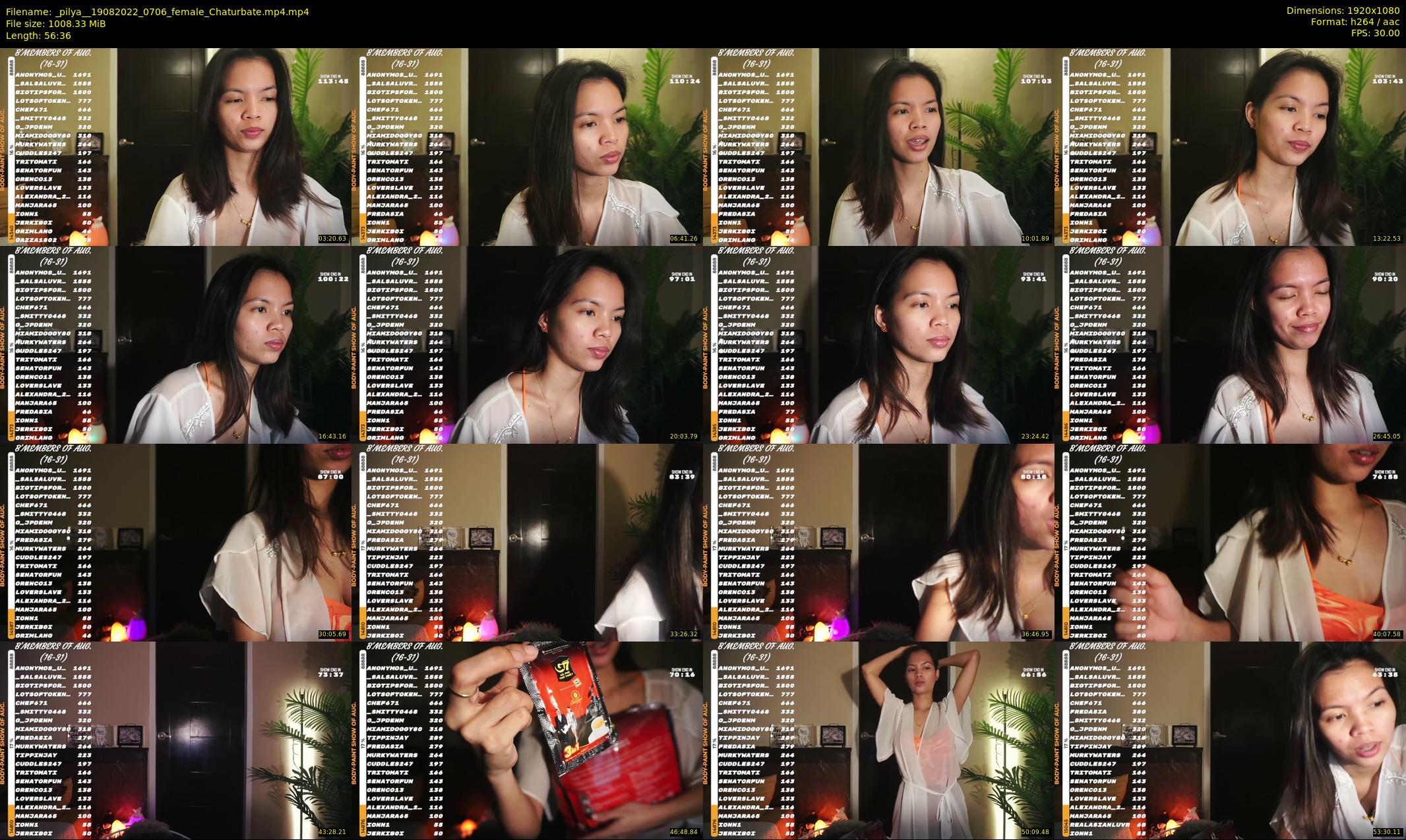 _pilya_ — 57 minute Chaturbate female cam show recording, 1080p, Aug 19, 2022