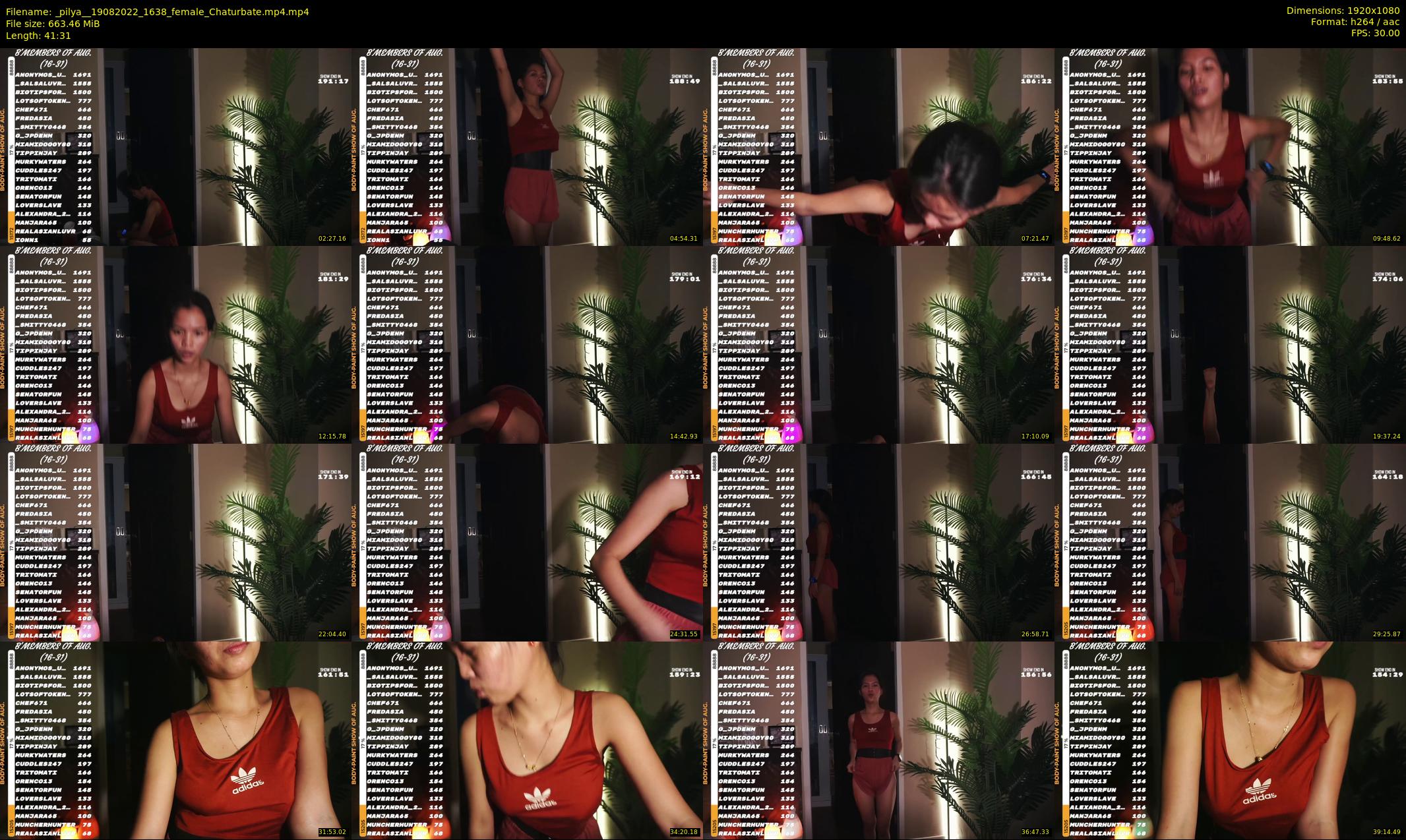 _pilya_ — 42 minute Chaturbate female cam show recording, 1080p, Aug 19, 2022