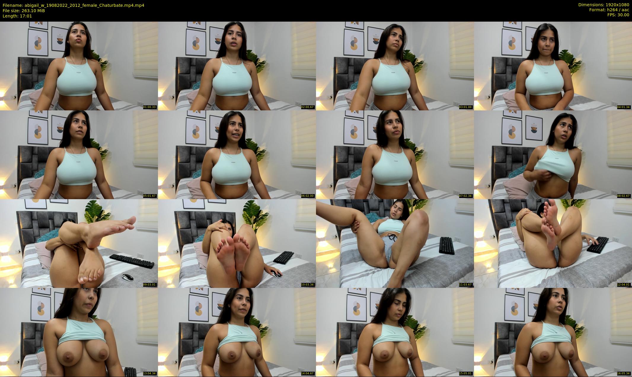 abigail_w — 18 minute Chaturbate female cam show recording, 1080p, Aug 19, 2022