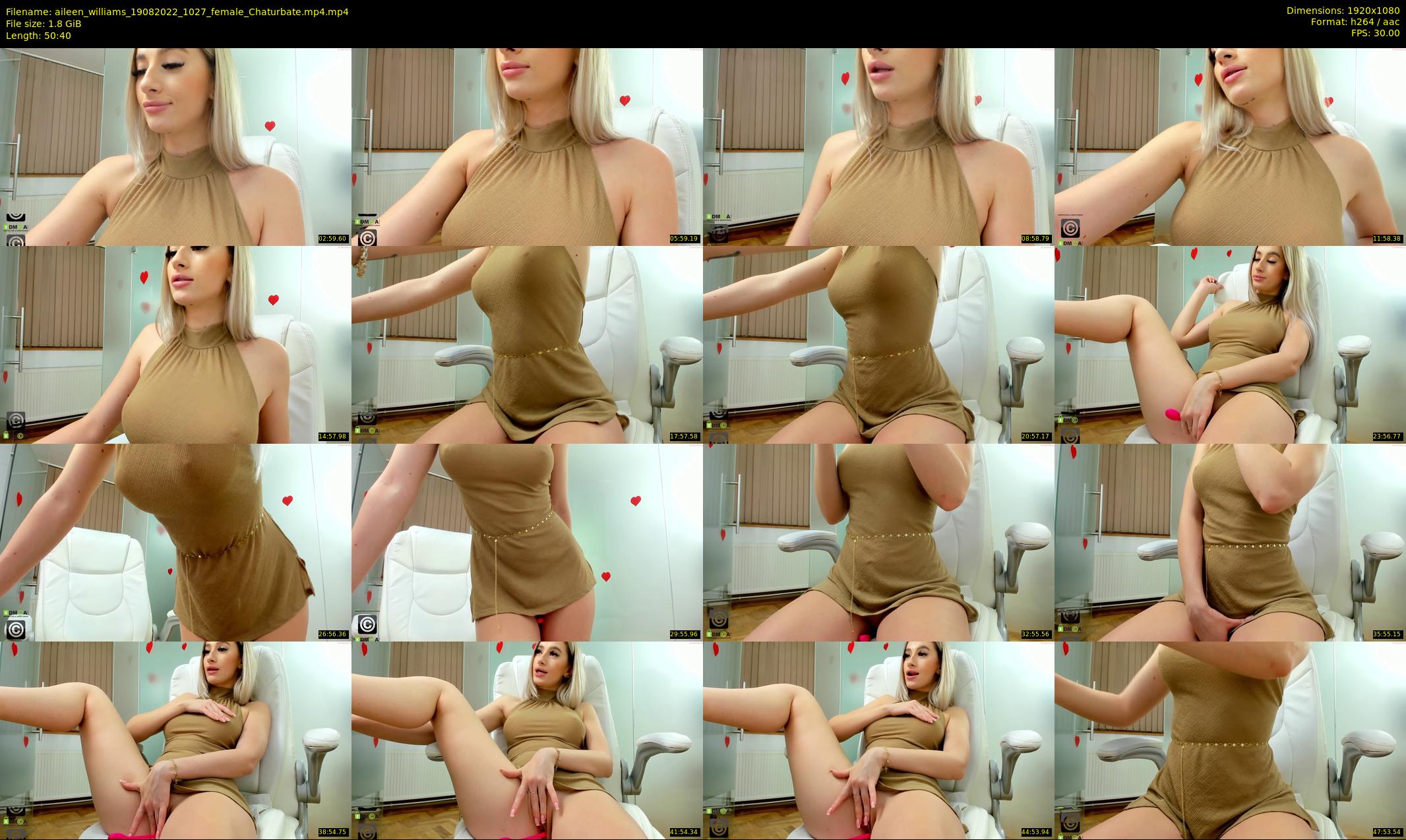 aileen_williams — 51 minute Chaturbate female cam show recording, 1080p, Aug 19, 2022