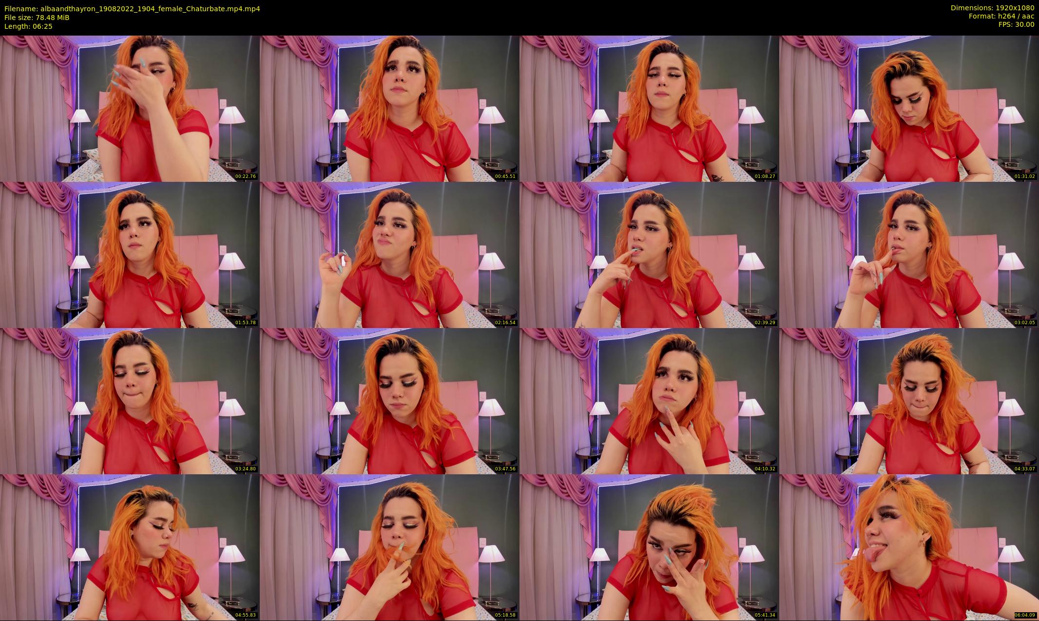 albaandthayron — 7 minute Chaturbate couple cam show recording, 1080p, Aug 19, 2022